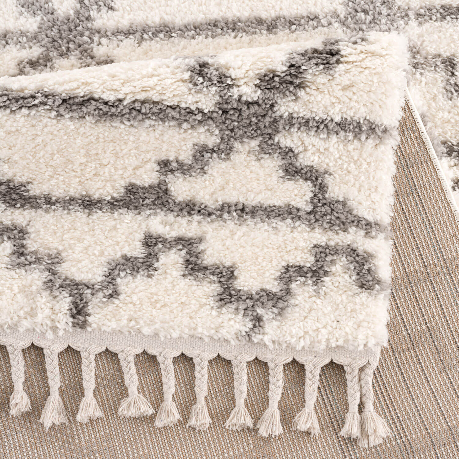 Ivory Tapijt Hoopolig Vloerkleed - Omid Berber Vibes - Omid Carpets