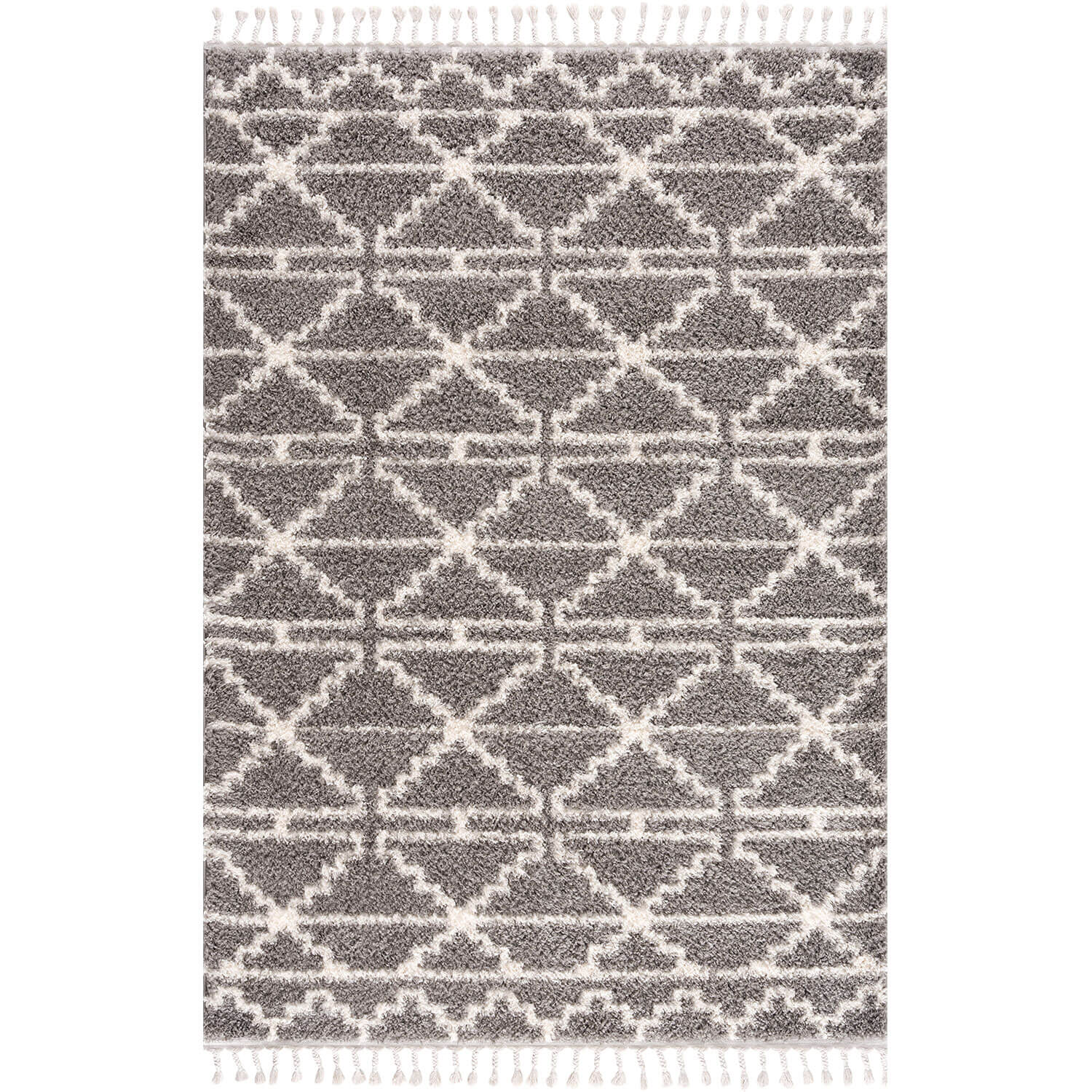 Bruin/Taupe Tapijt Hoopolig  Vloerkleed - Omid Berber Vibes 2 - Omid Carpets