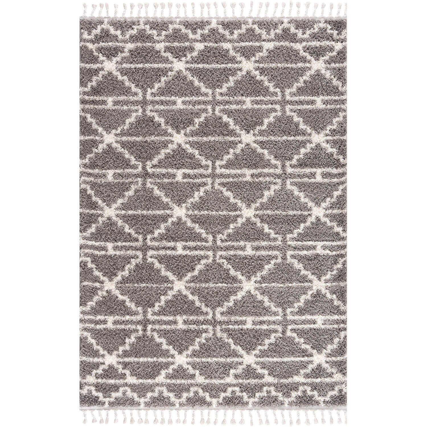Bruin/Taupe Tapijt Hoopolig Vloerkleed - Omid Berber Vibes 2 - Omid Carpets