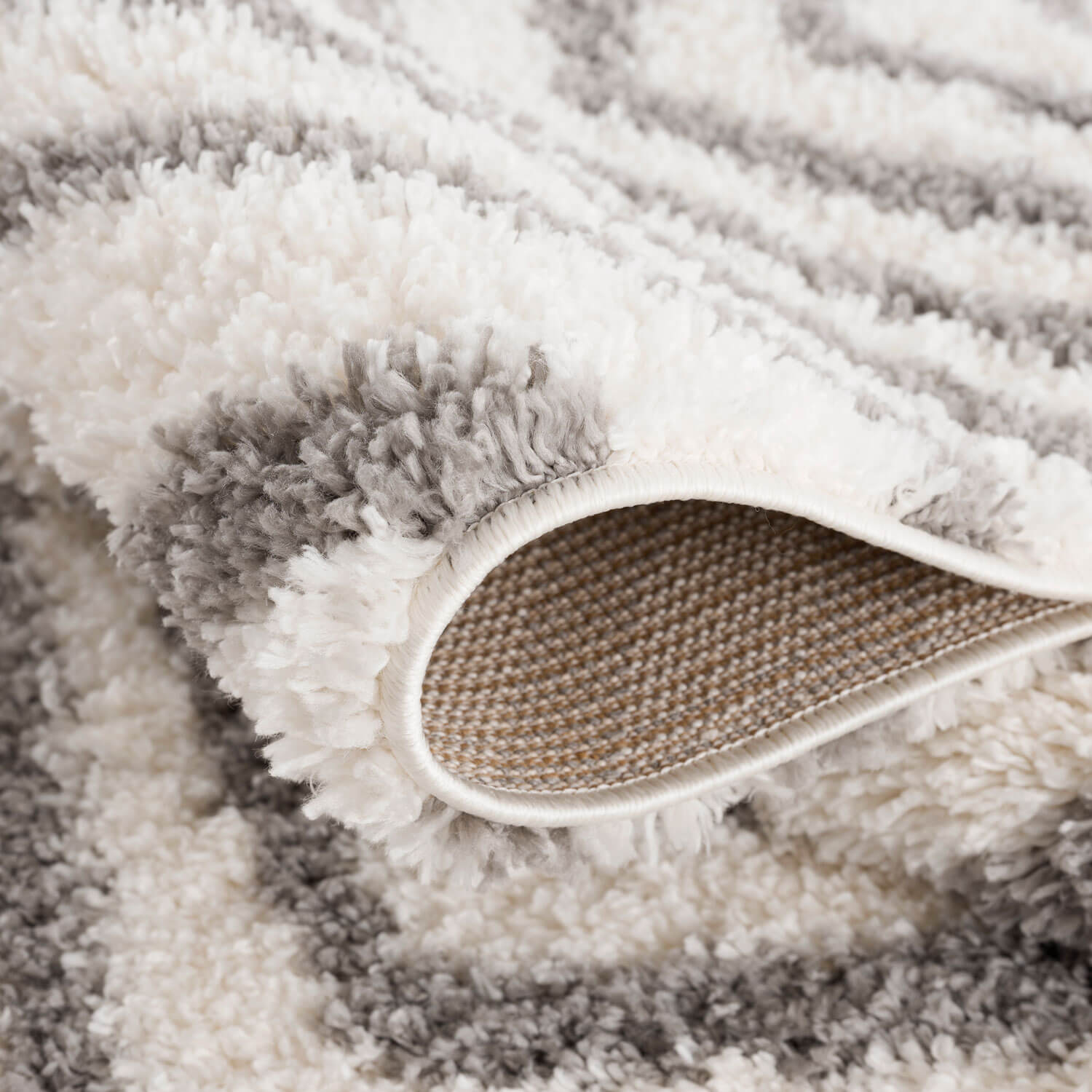 Crème Tapijt Hoopolig Vloerkleed - Omid Berber Vibes - Omid Carpets
