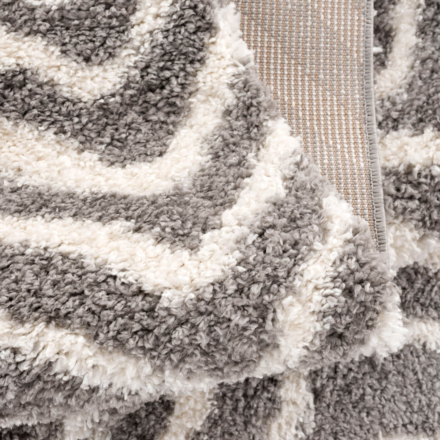 Bruin Tapijt Hoopolig  Vloerkleed - Omid Berber Vibes 2 - Omid Carpets