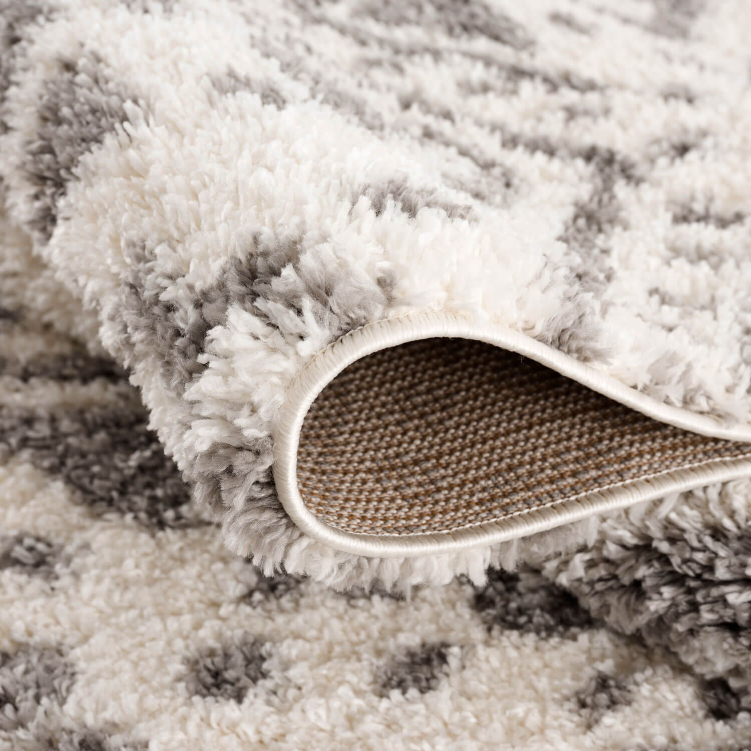 Crème Tapijt Hoopolig Vloerkleed - Omid Berber Vibes 2 - Omid Carpets