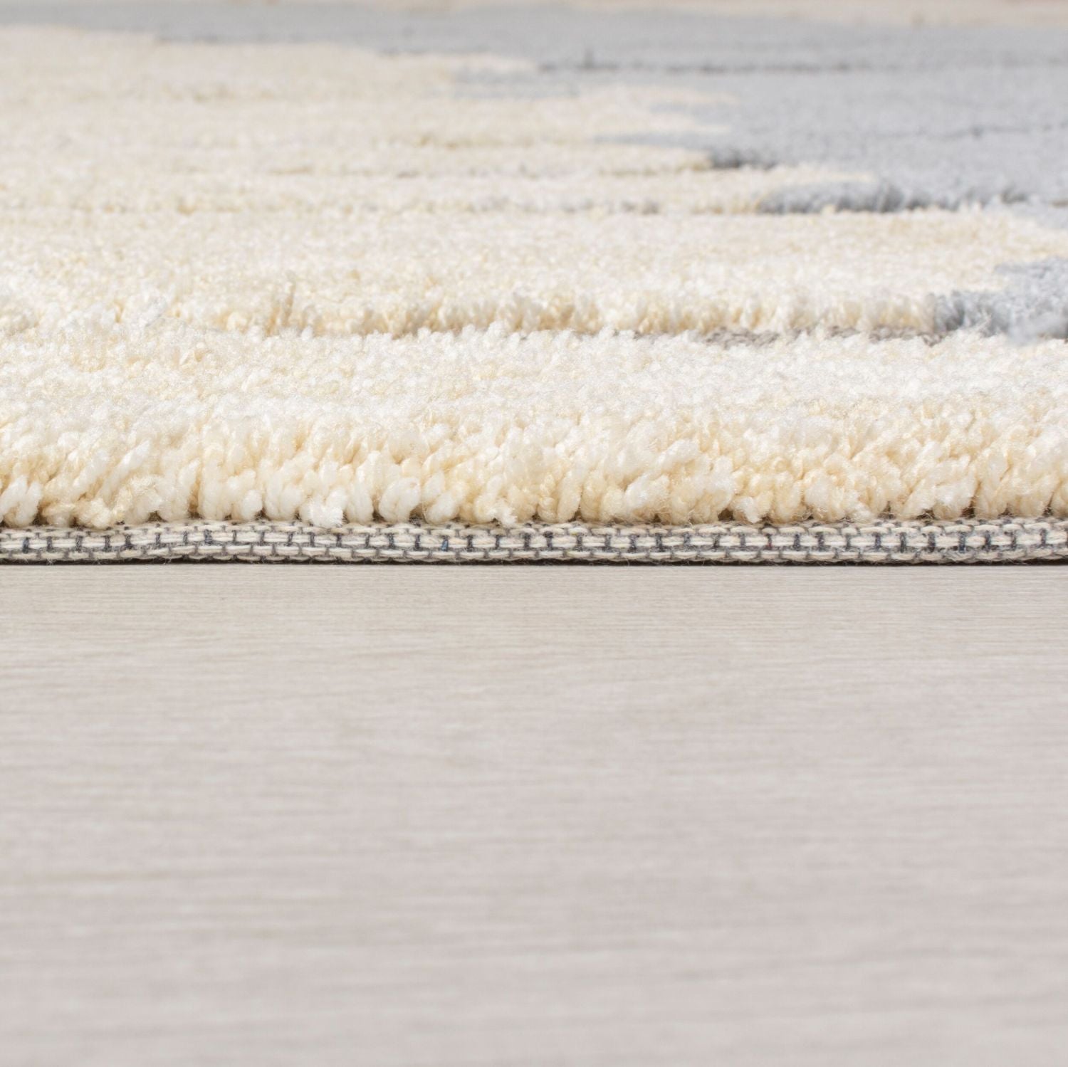 Beige Tapijt Laagpolig Vloerkleed Omid Mountain