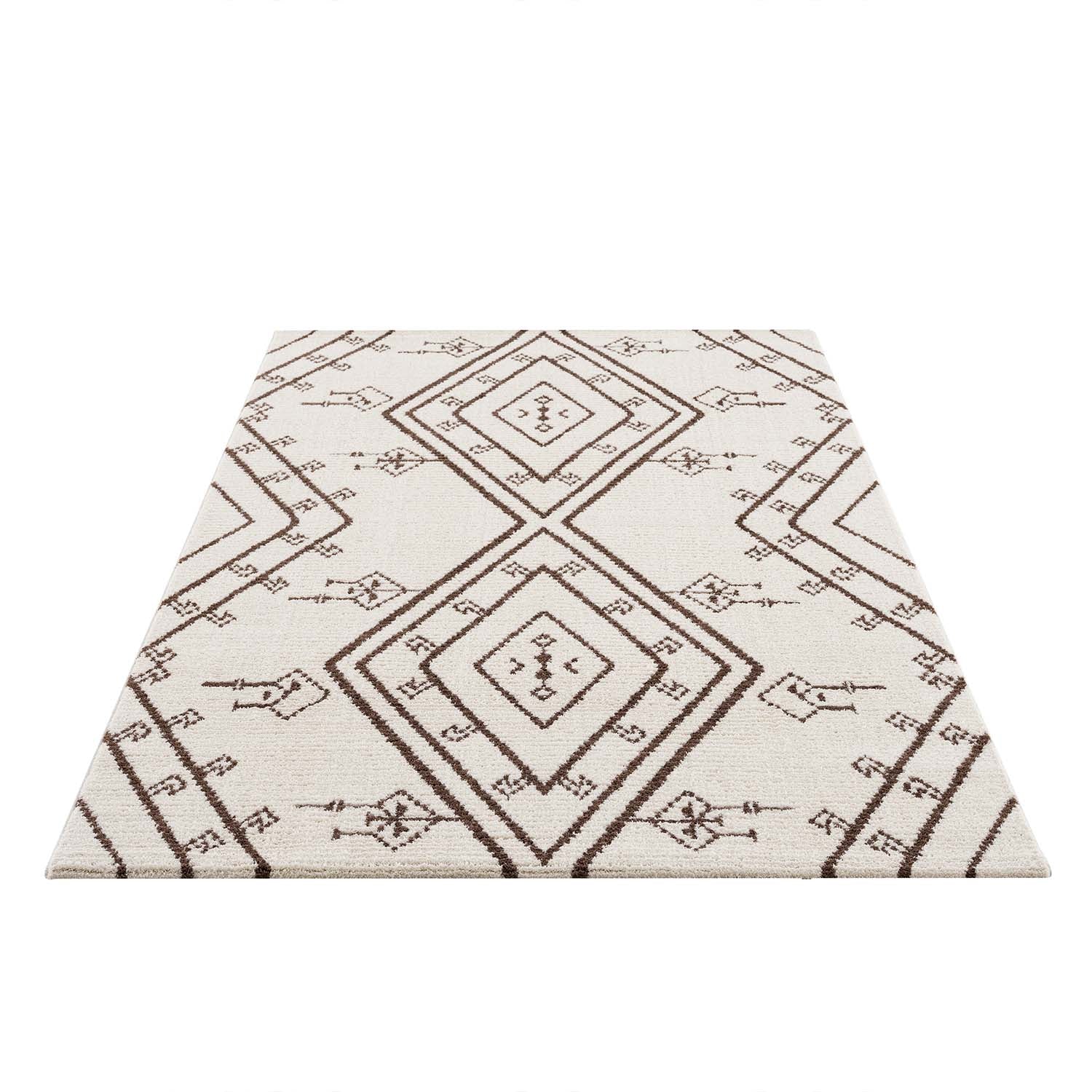 Crème Tapijt Laagpolig Vloerkleed - Omid Scandy