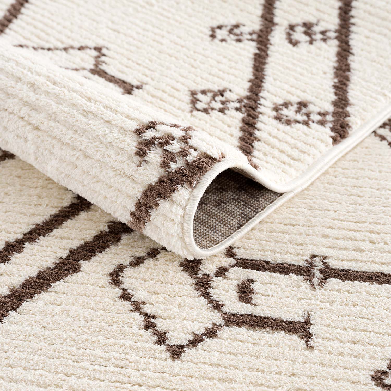 Crème Tapijt Laagpolig Vloerkleed - Omid Scandy