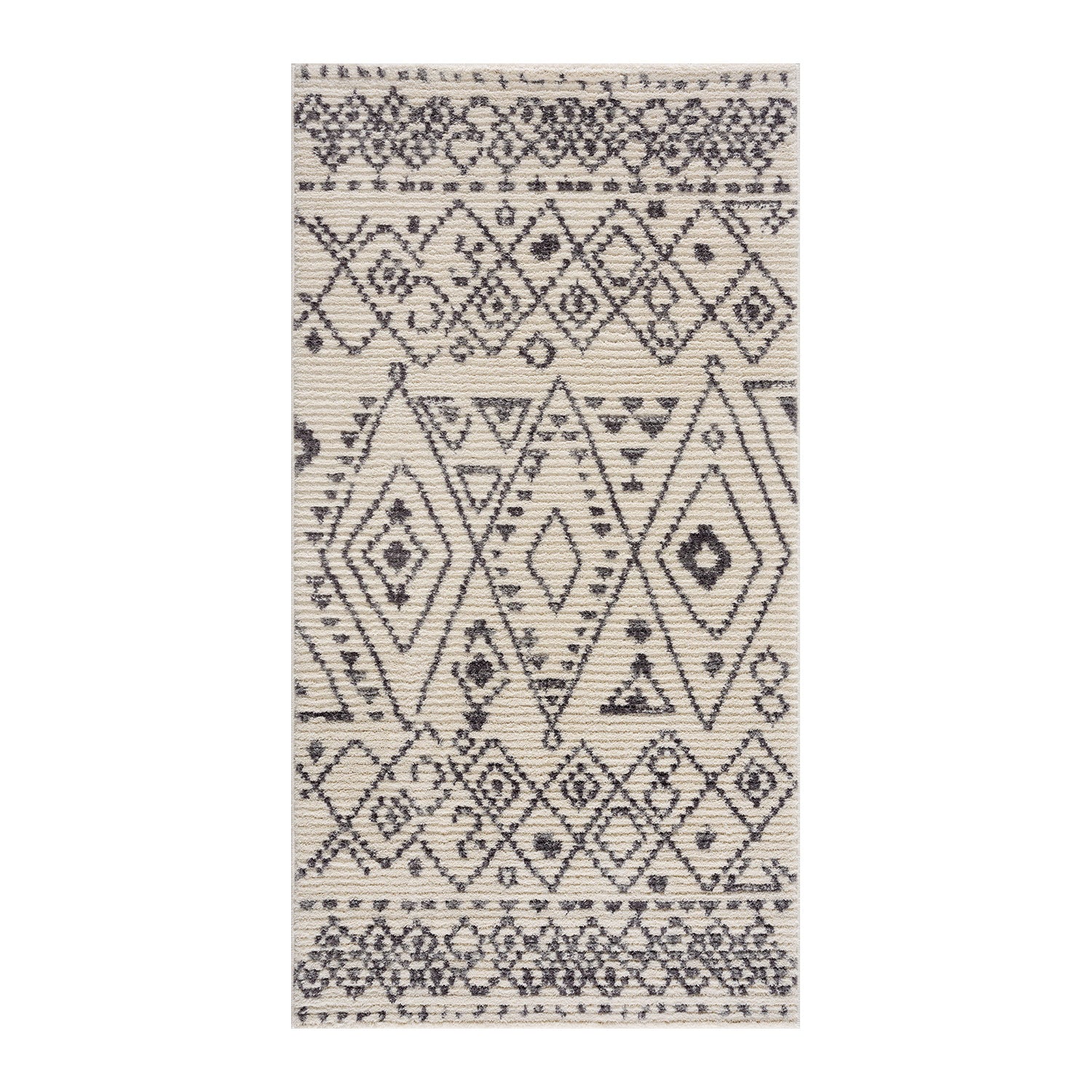 Crème Tapijt Laagpolig Vloerkleed - Omid Scandy