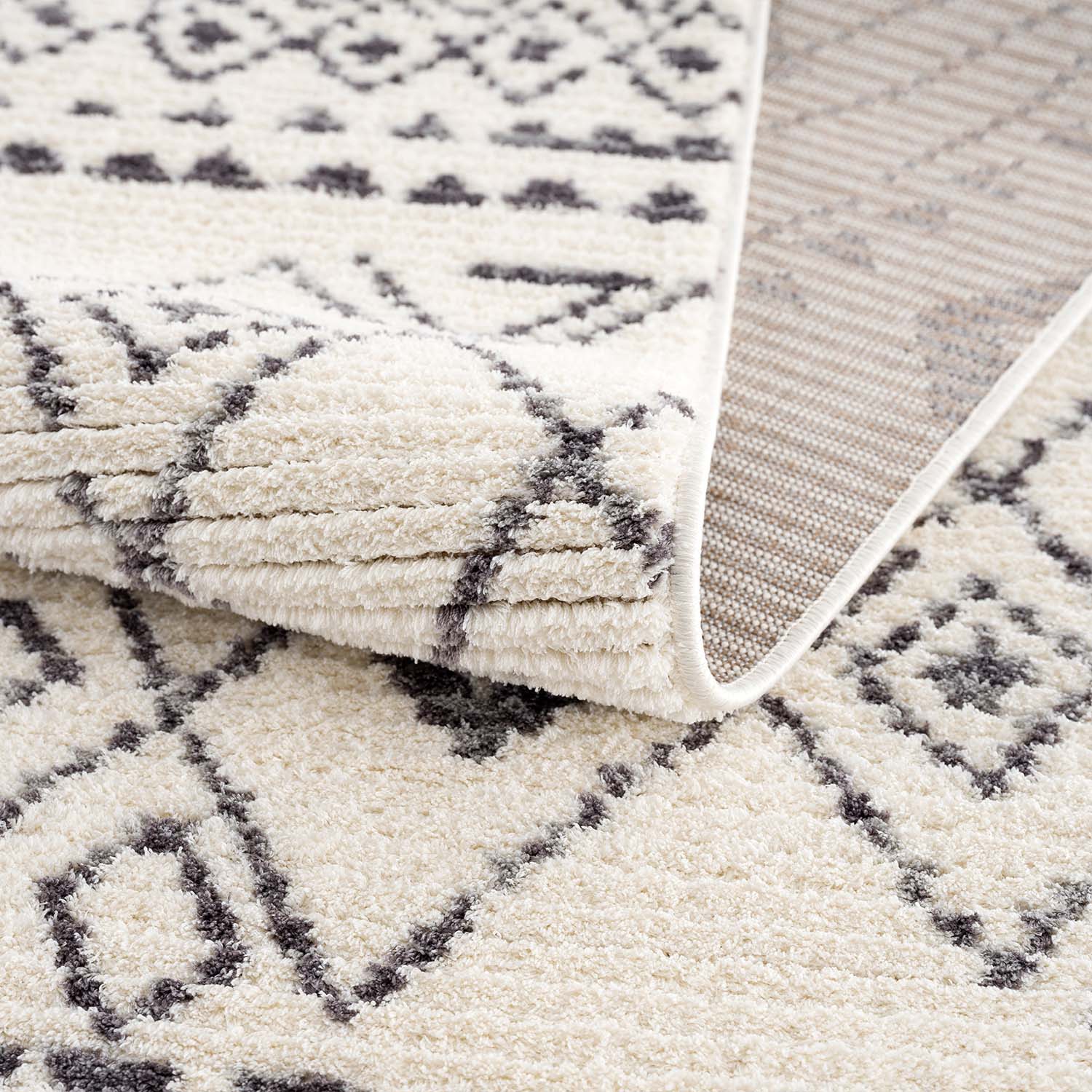 Crème Tapijt Laagpolig Vloerkleed - Omid Scandy