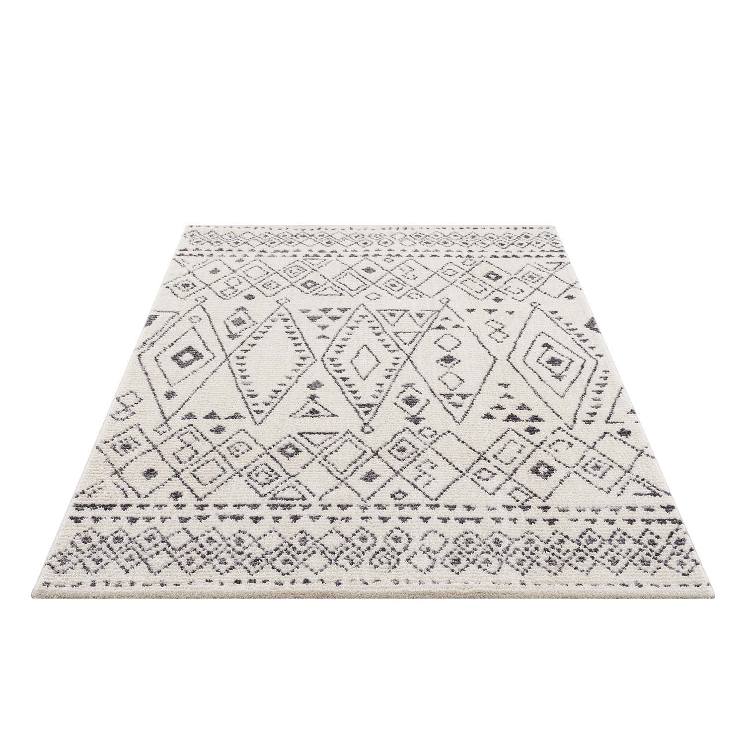 Crème Tapijt Laagpolig Vloerkleed - Omid Scandy