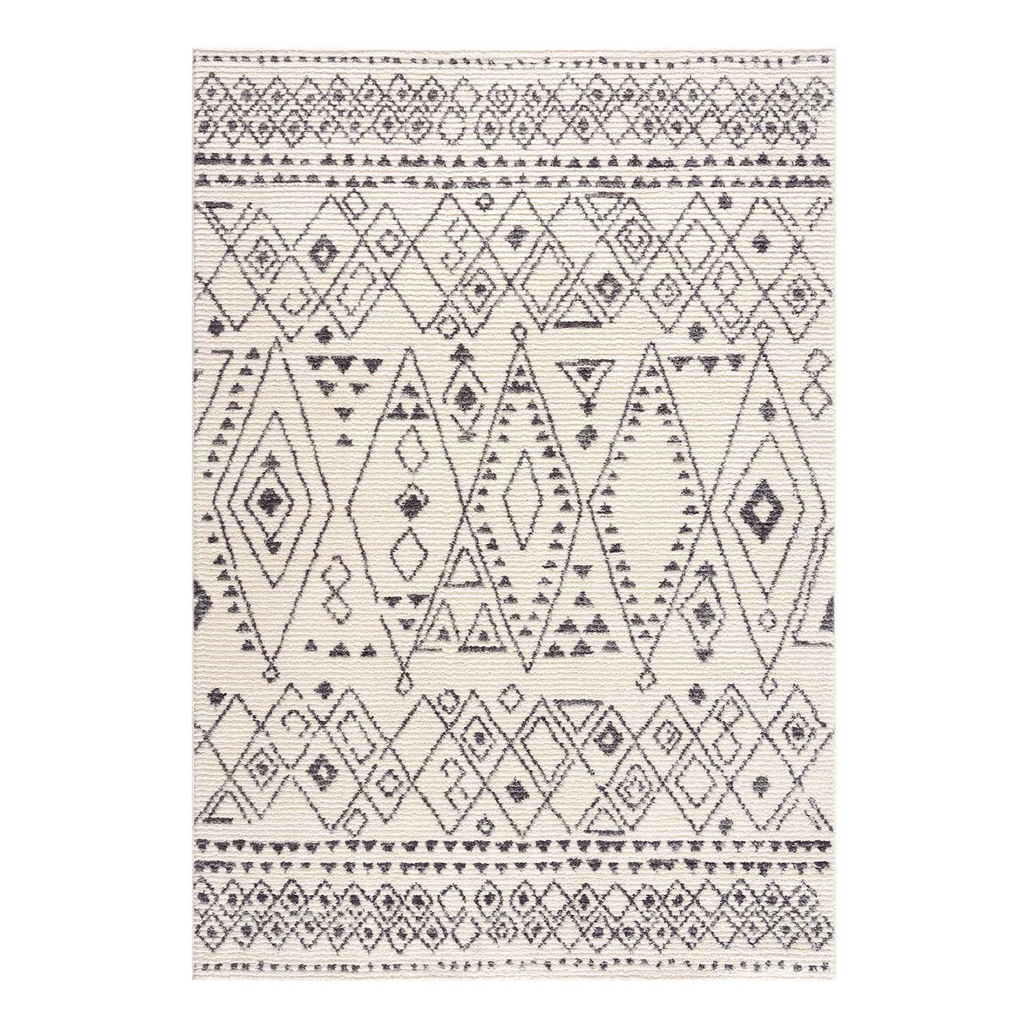 Crème Tapijt Laagpolig Vloerkleed - Omid Scandy