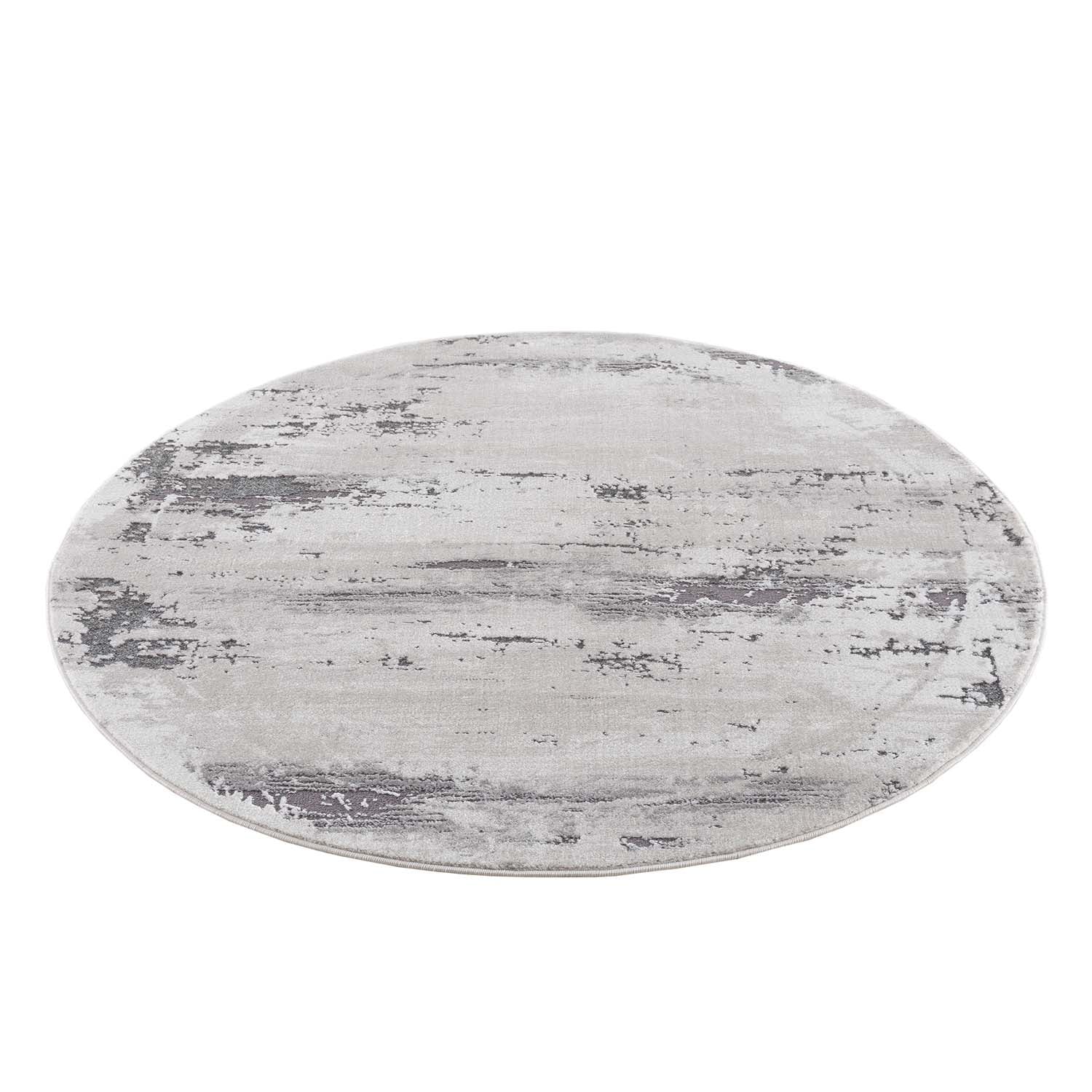 Grijs Tapijt Laagpolig Vloerkleed - Omid Marble Love