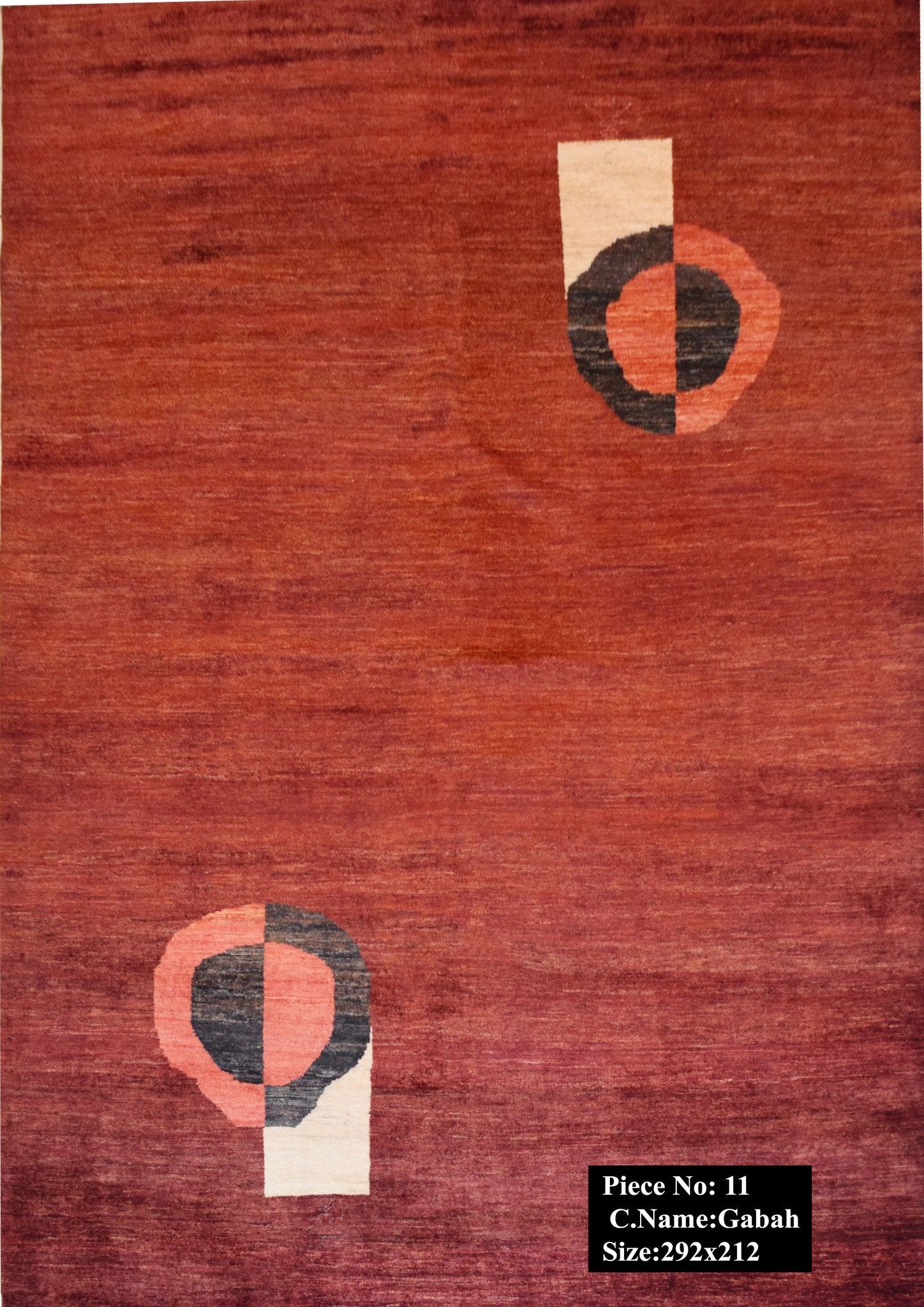 Mahonie Bruine Gabbah Tapijt 292x212 - Omid Carpets