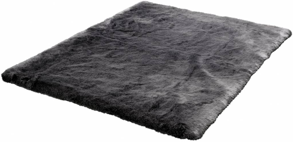 Tapijt Omid Super Zacht Vloerkleed Anthraciet - Omid Carpets