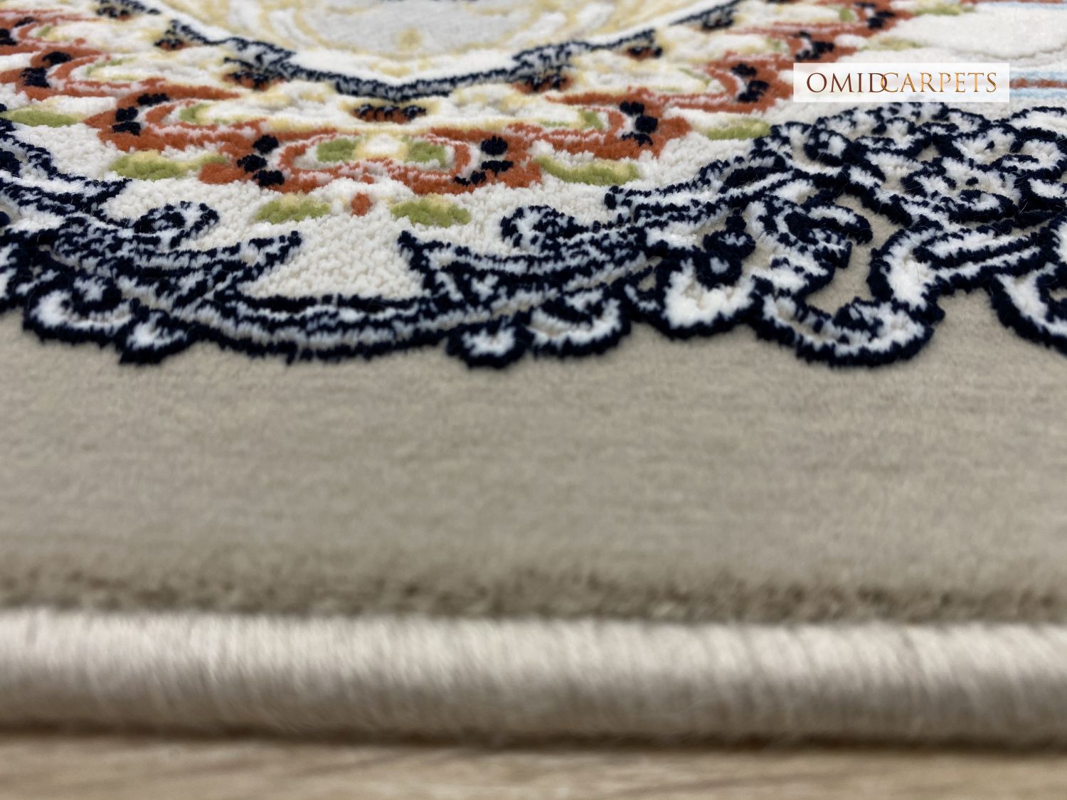 Grijs Tapijt Laagpolig Klassiek Vloerkleed - Omid Premium Classic Hand Look - 3 Miljoen punten/m²