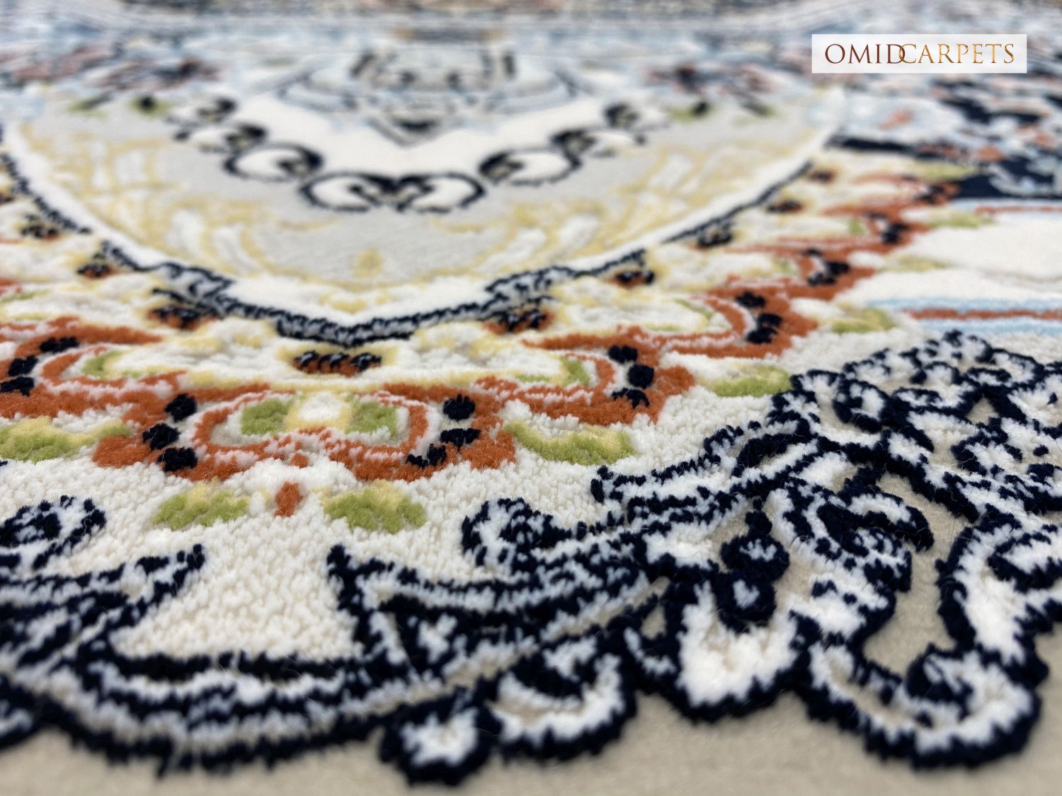 Grijs Tapijt Laagpolig Klassiek Vloerkleed - Omid Premium Classic Hand Look - 3 Miljoen punten/m²