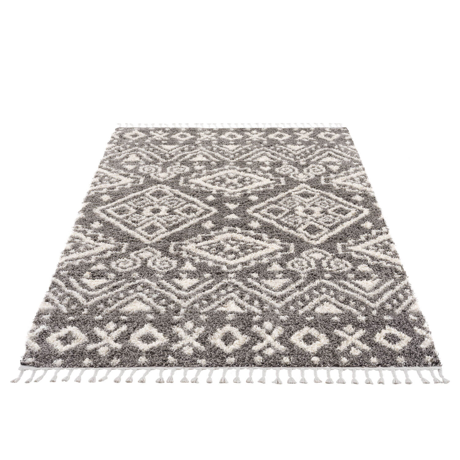 Bruin Tapijt Hoopolig  Vloerkleed - Omid Berber Vibes 4 - Omid Carpets