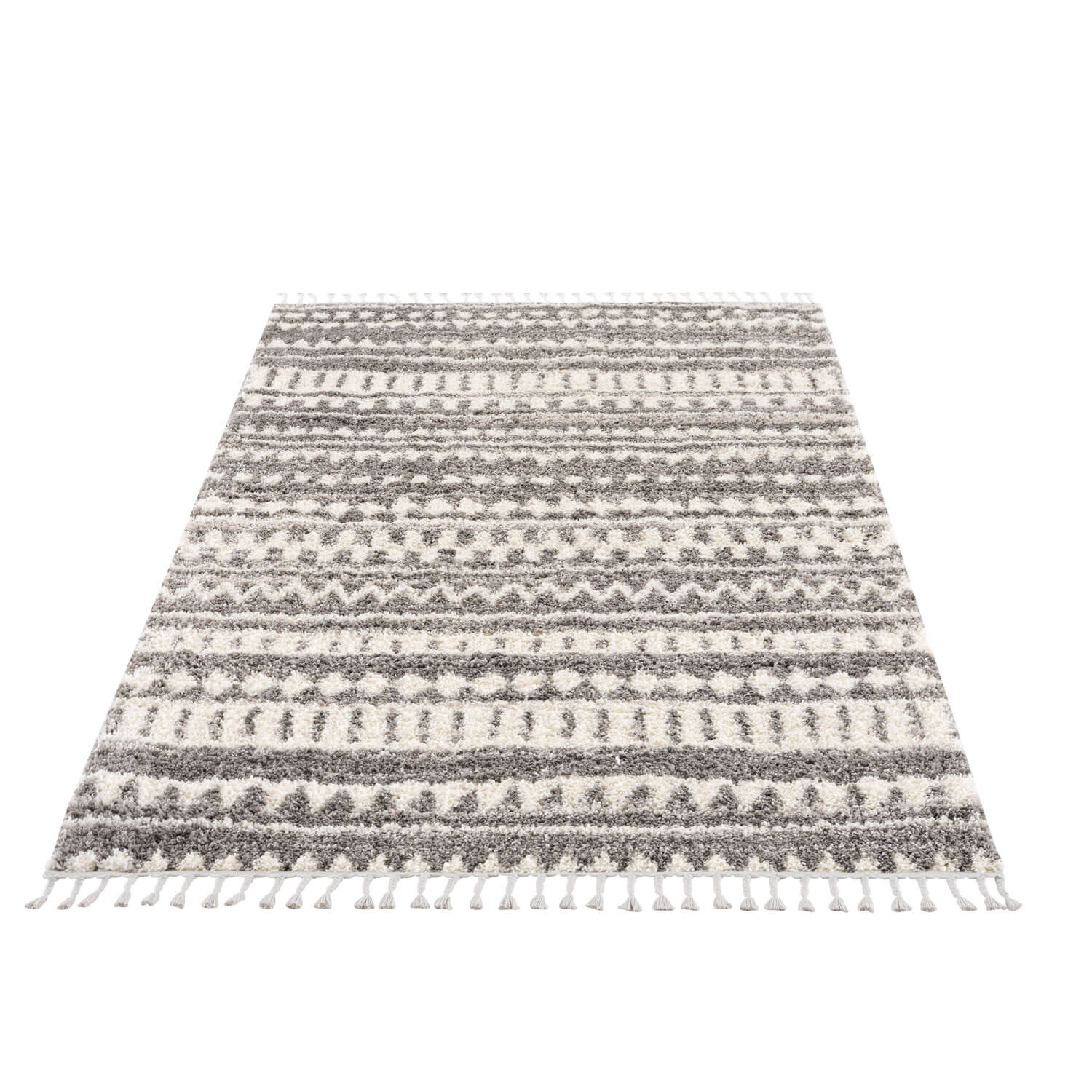 Bruin Tapijt Hoopolig  Vloerkleed - Omid Berber Vibes 5 - Omid Carpets