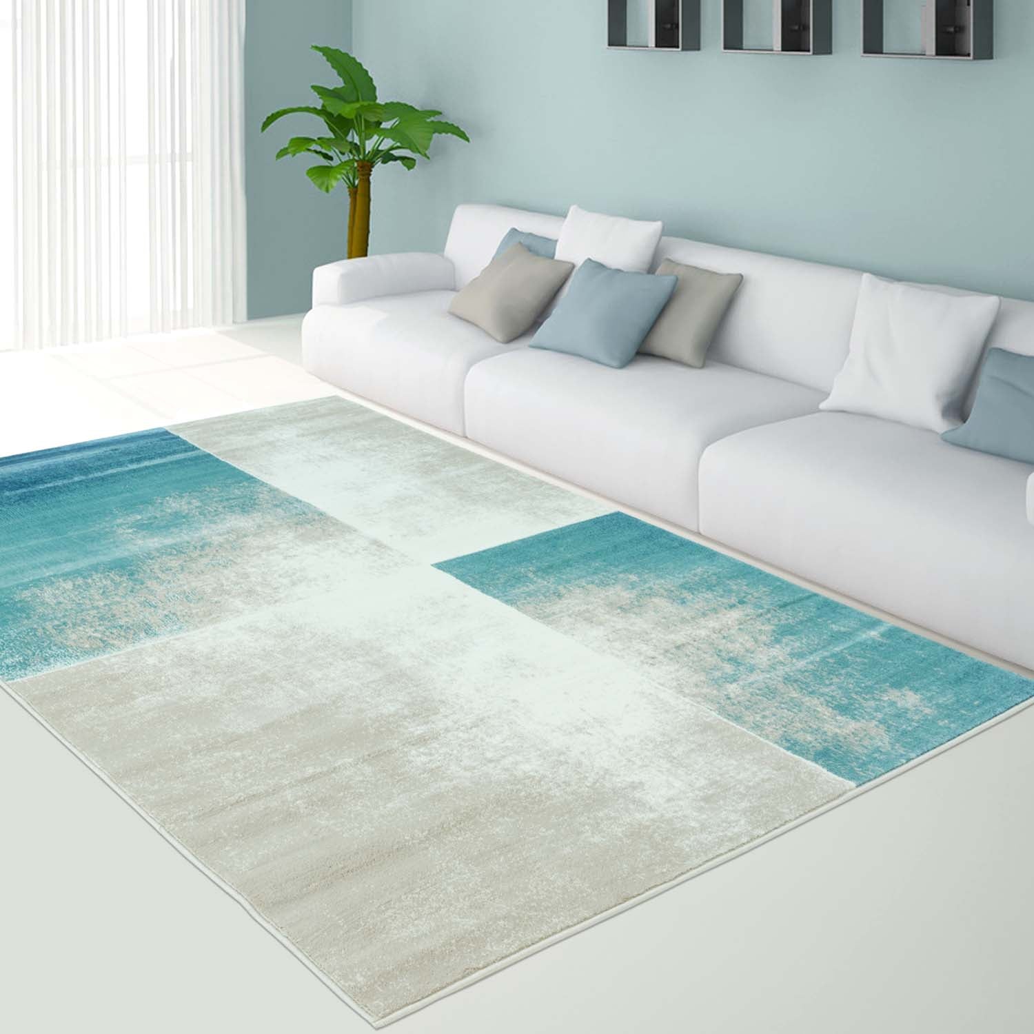 Tapijt Omid Blue Dream Vloerkleed - Omid Carpets