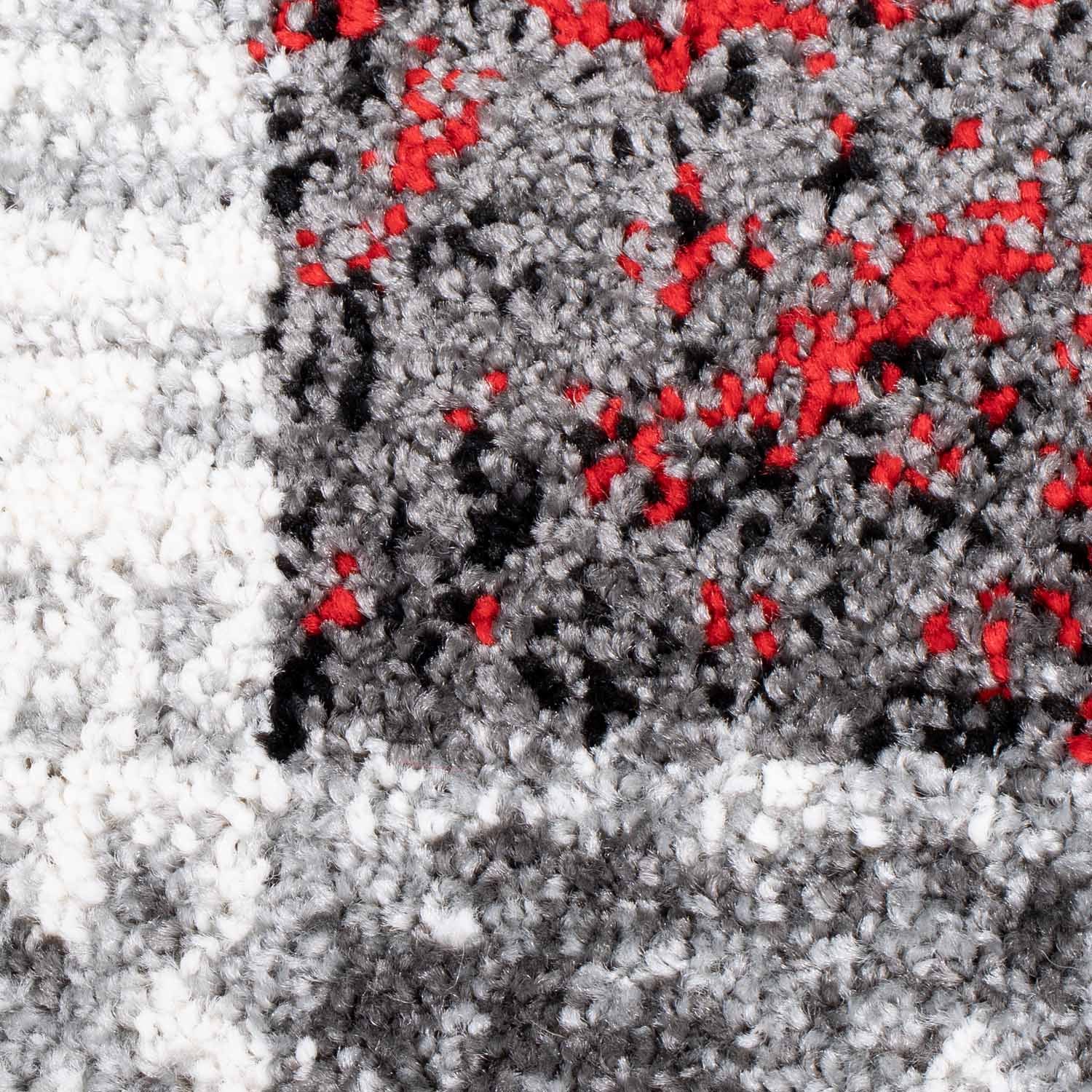 Tapijt Omid Maze Rood Vloerkleed - Omid Carpets