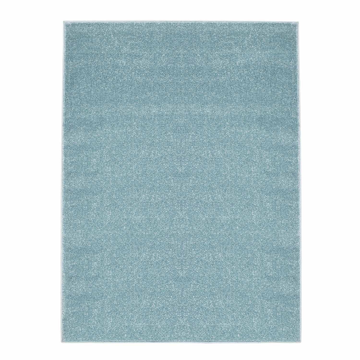 Tapijt Omid Spring Laagpolig Vloerkleed Blauw - Omid Carpets