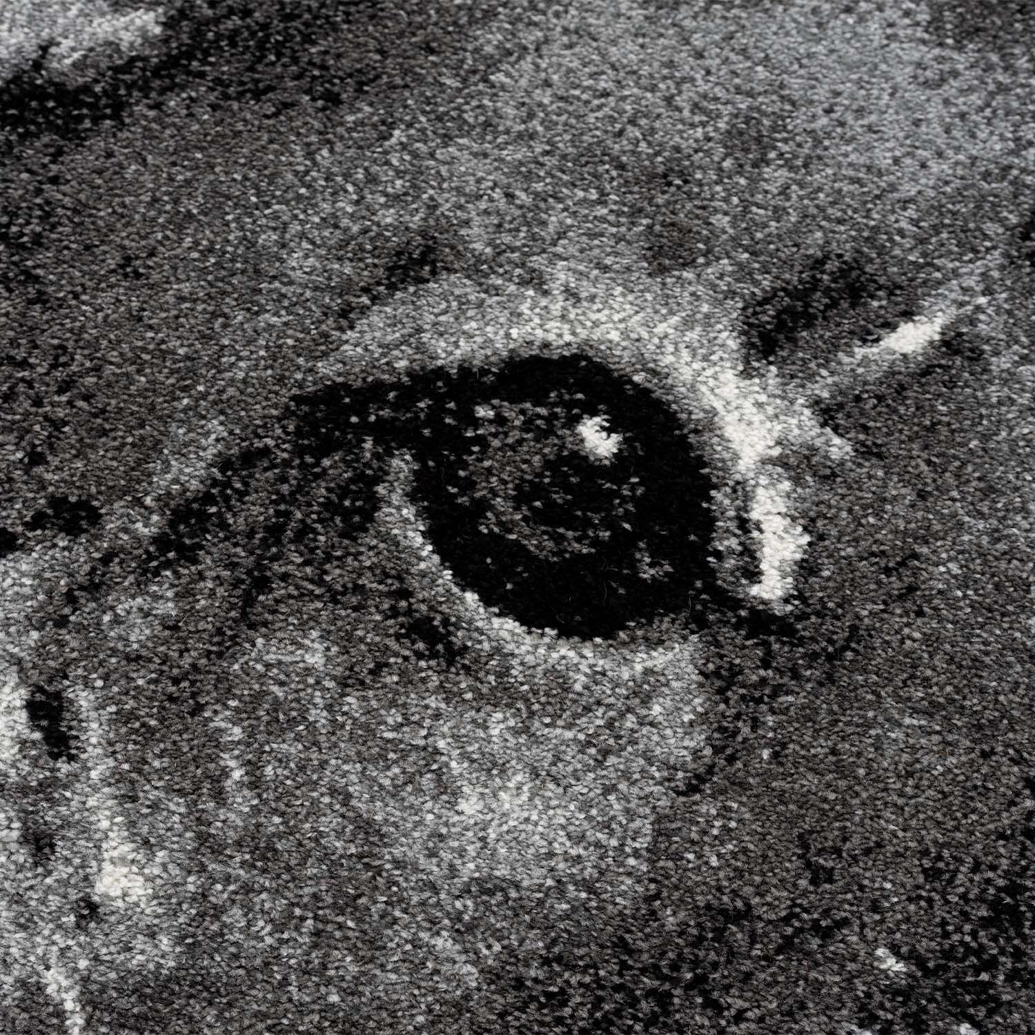 Kindertapijt Omid Leeuwtje Grijs Vloerkleed