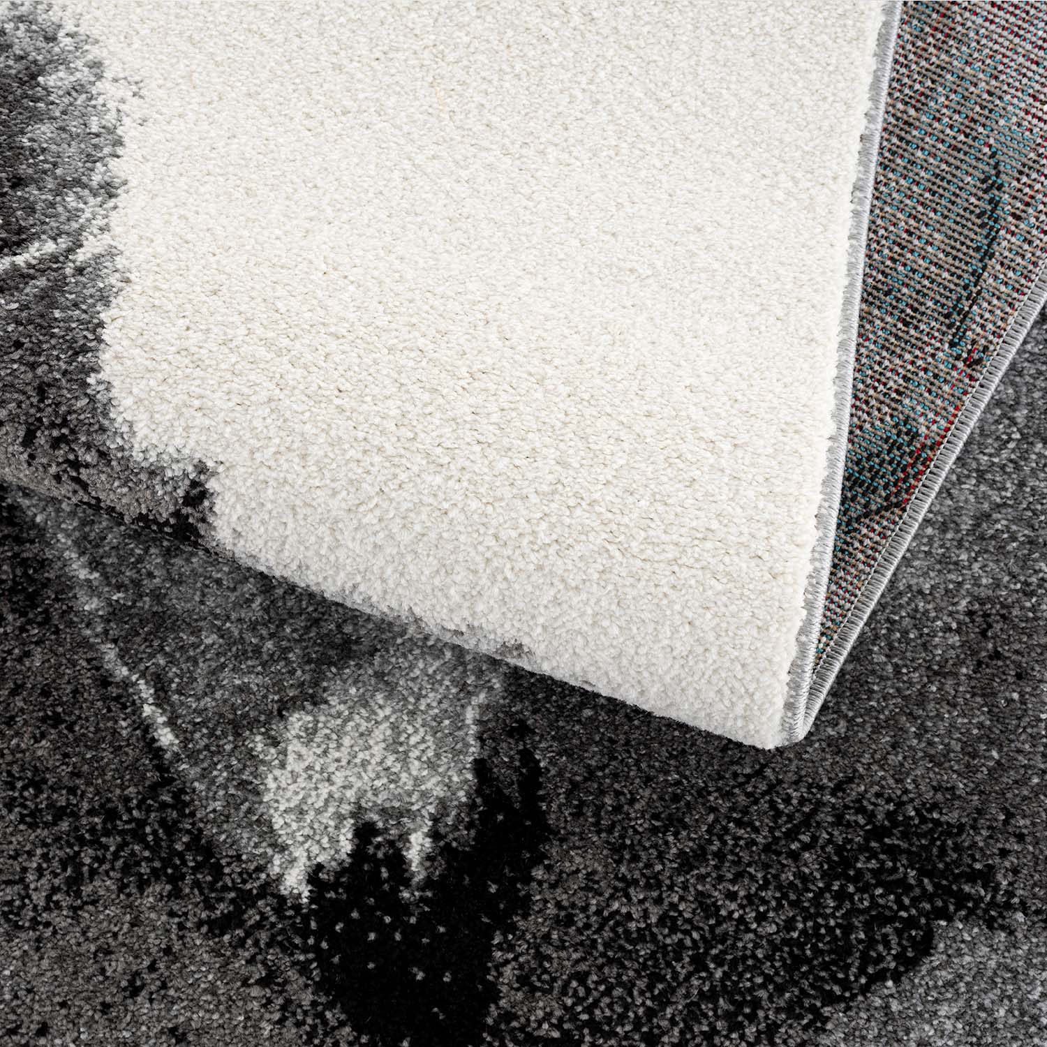 Kindertapijt Omid Leeuwtje Grijs Vloerkleed