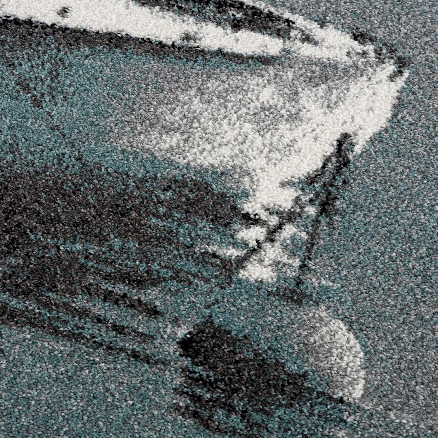 Kindertapijt Omid Bootje Blauw Vloerkleed