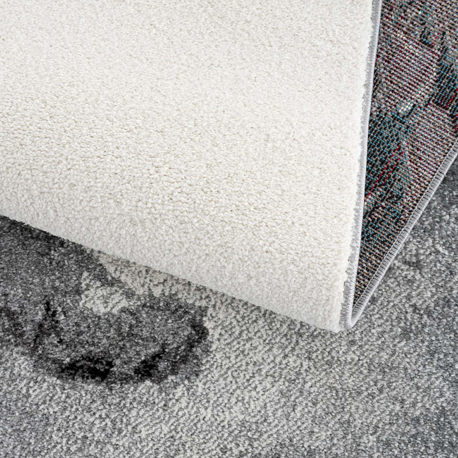 Kindertapijt Omid Leeuwtjes Grijs Vloerkleed