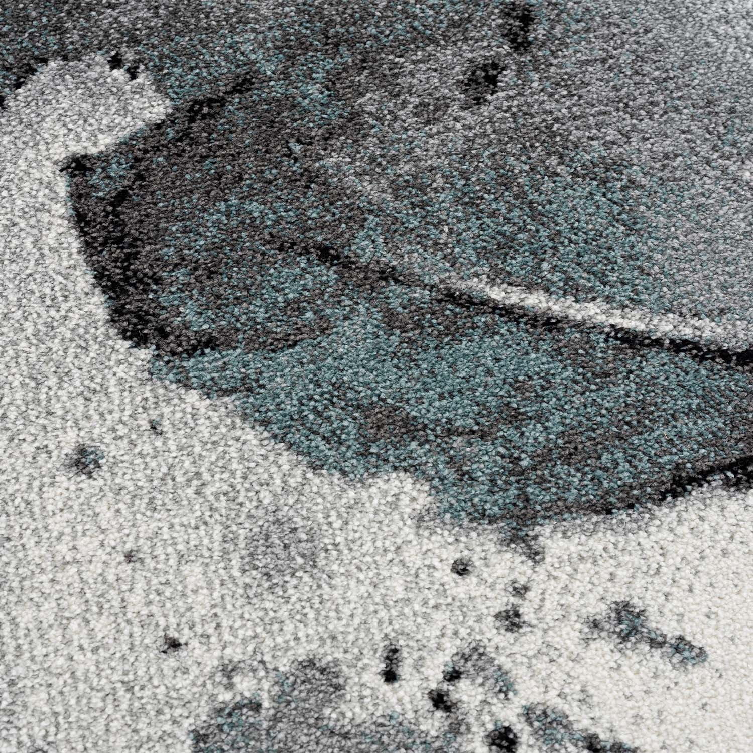 Kindertapijt Omid Veertjes Blauw Vloerkleed