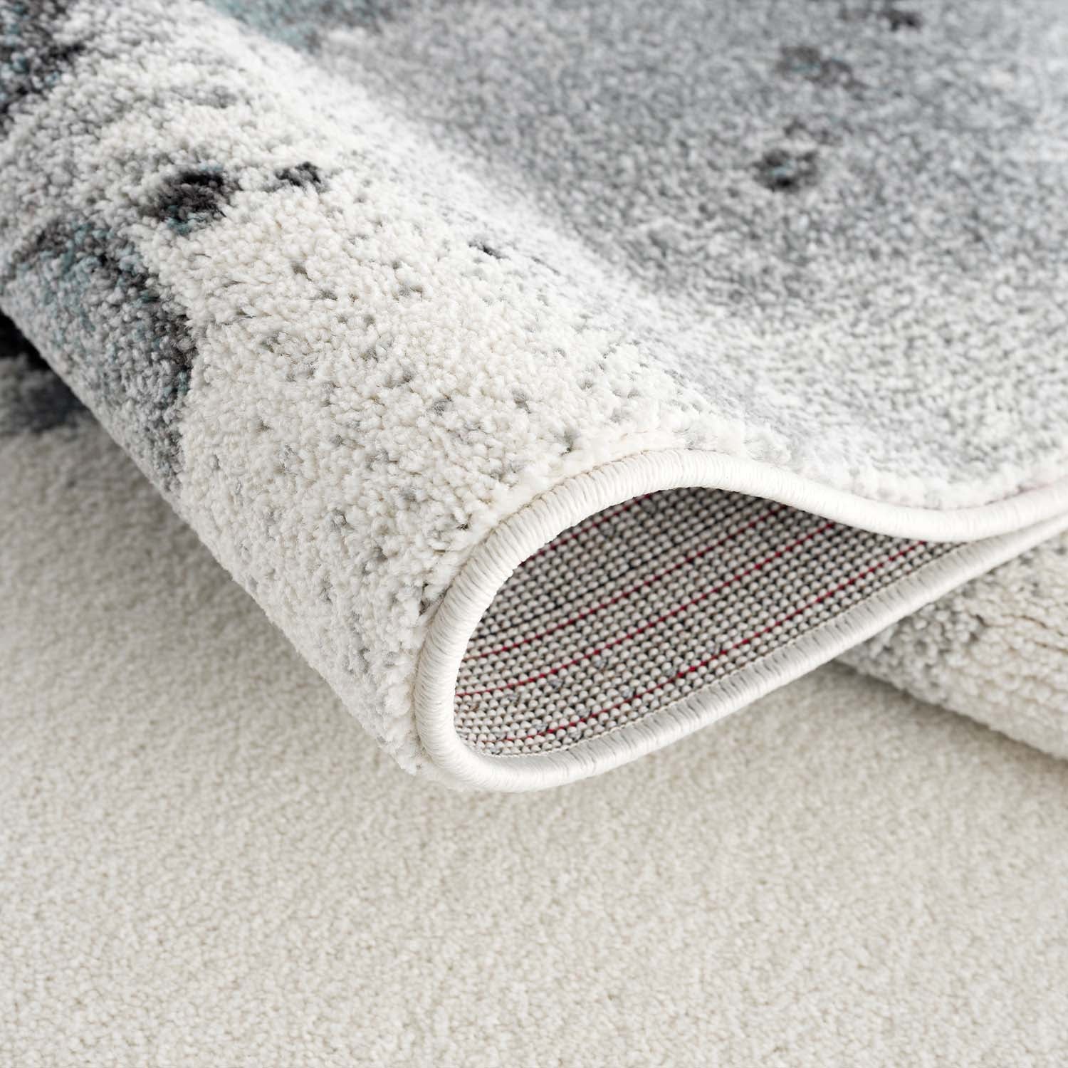 Kindertapijt Omid Veertjes Blauw Vloerkleed