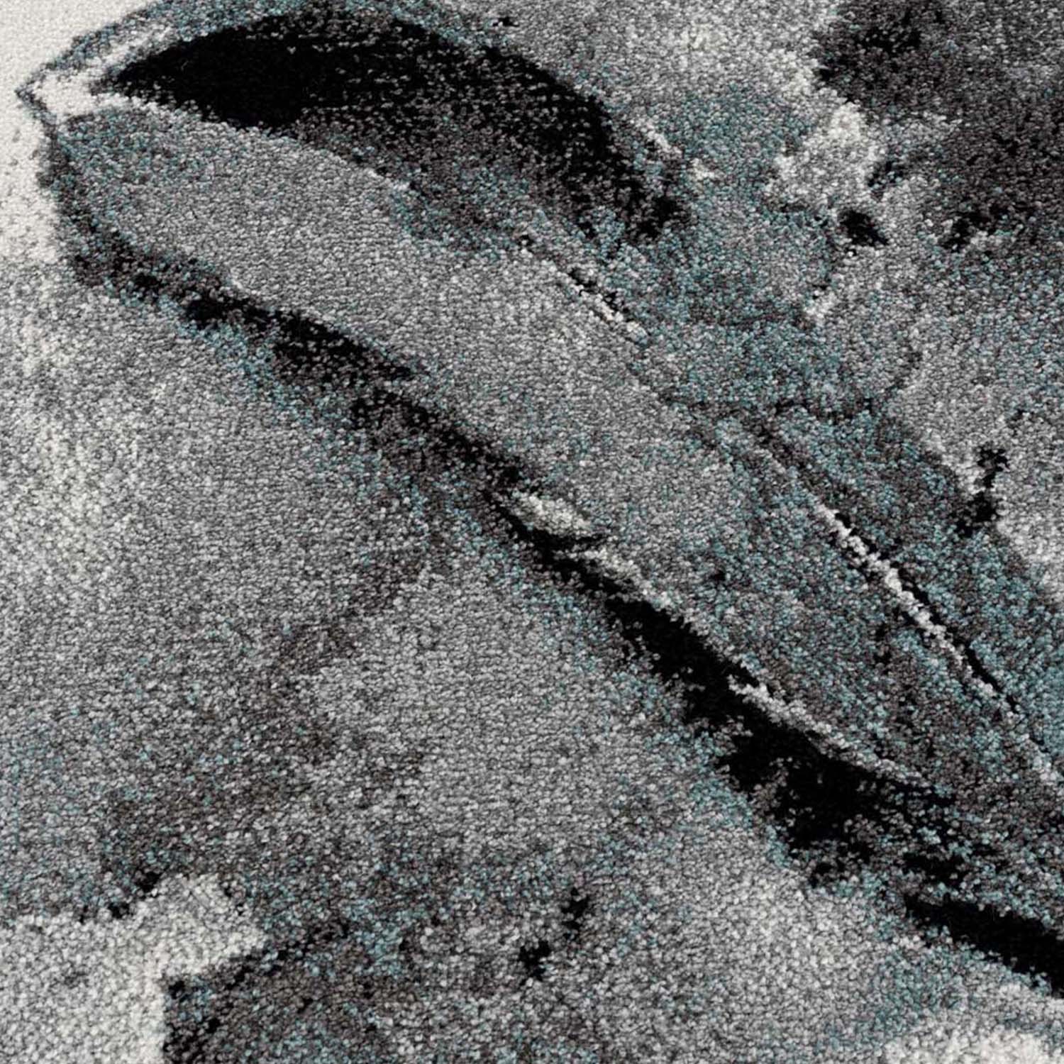 Kindertapijt Omid Veertjes Blauw Vloerkleed