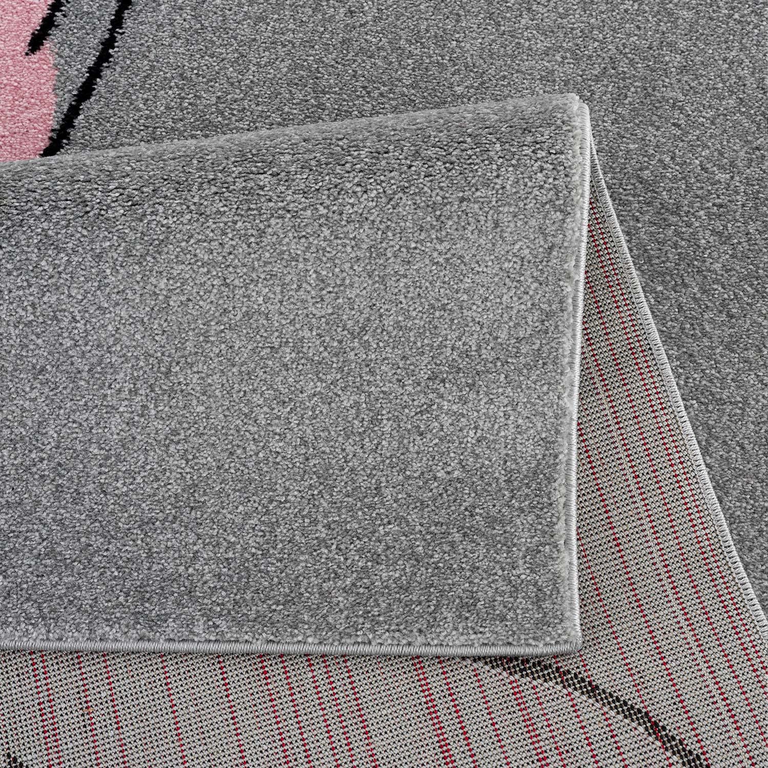 Kindertapijt Omid Konijntje Grijs Vloerkleed