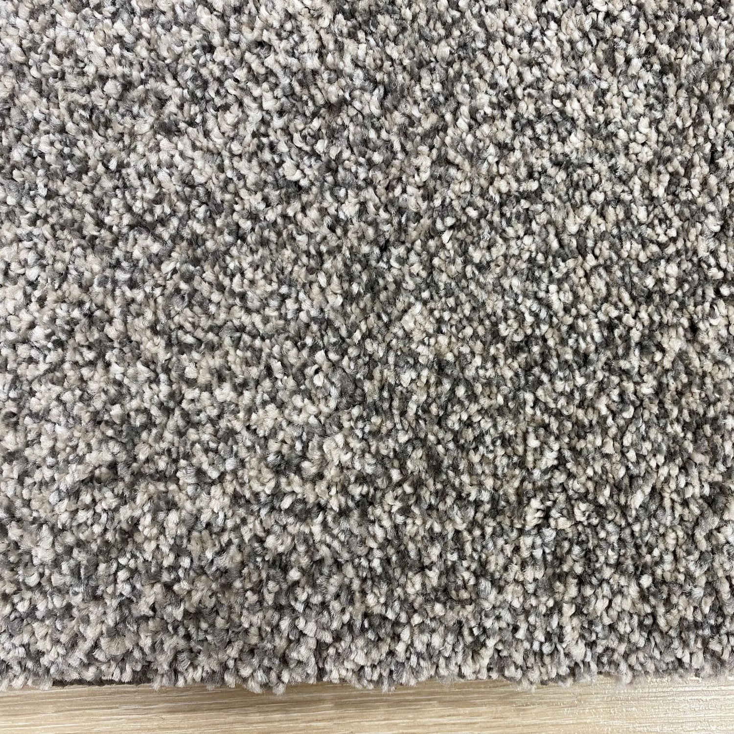 Grijs/Taupe Tapijt Dik Laagpolig Vloerkleed Omid Belgian Luxury