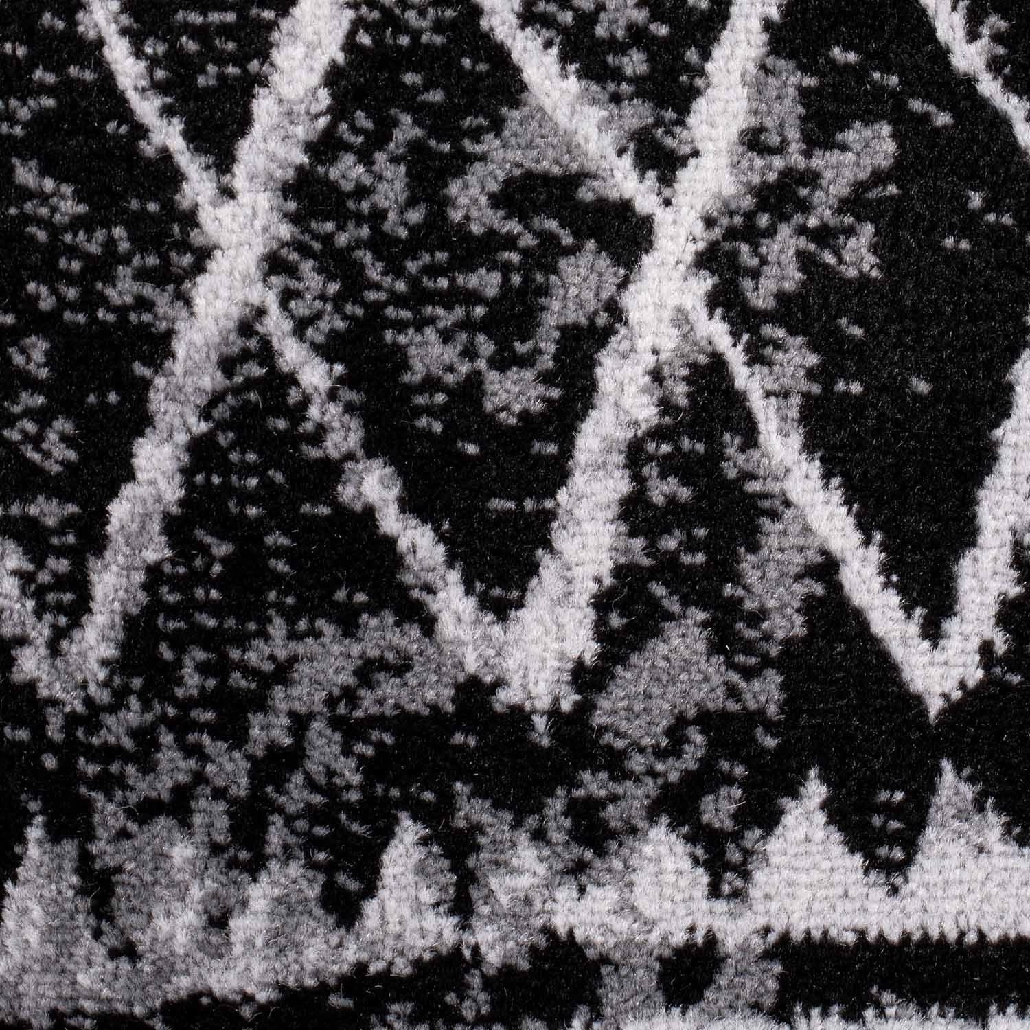 Tapijt Omid Grijstinten Abstract Vloerkleed 4 - Omid Carpets