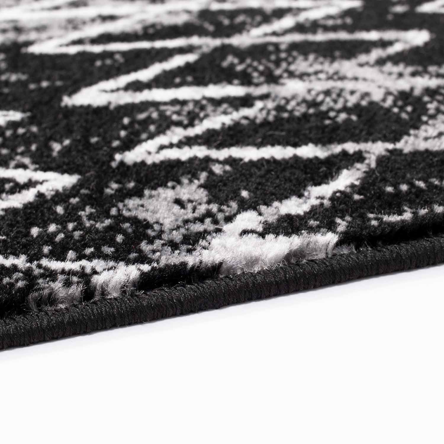 Tapijt Omid Grijstinten Abstract Vloerkleed 4 - Omid Carpets