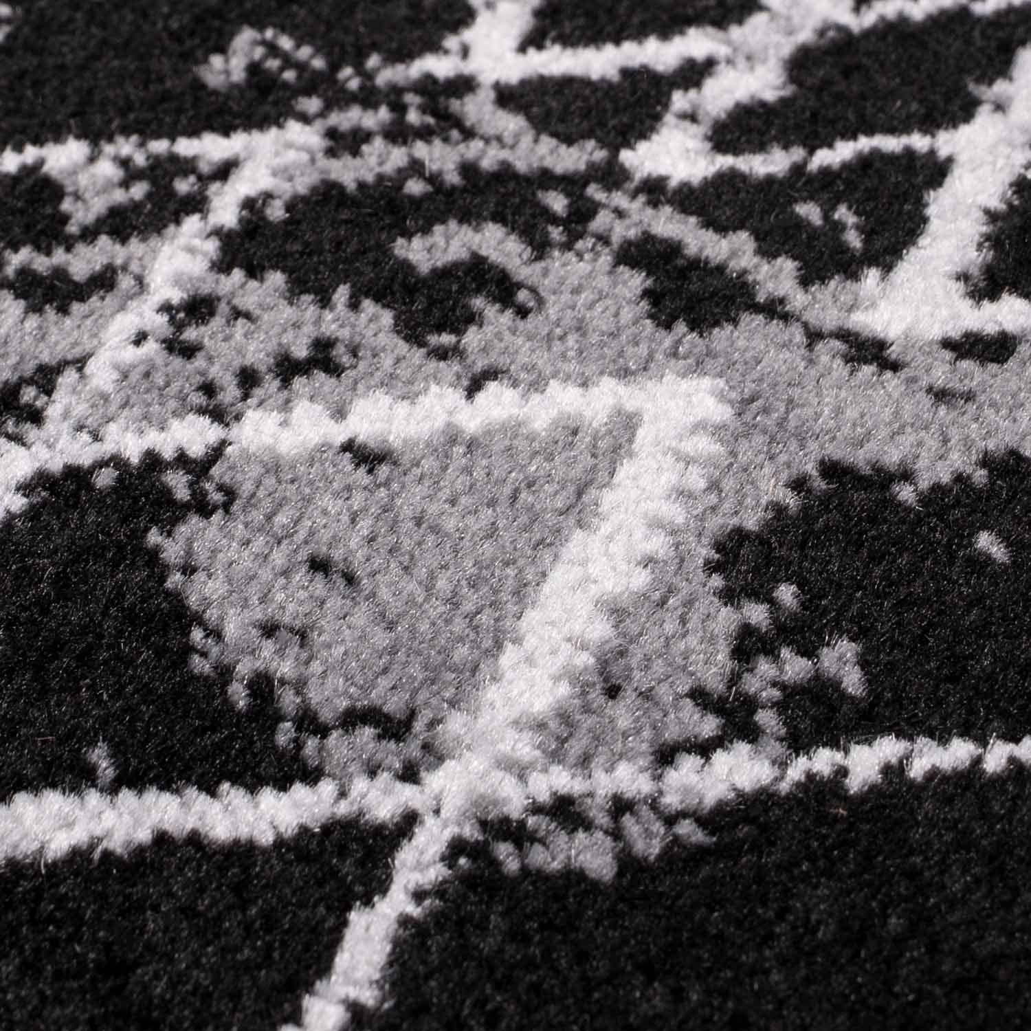 Tapijt Omid Grijstinten Abstract Vloerkleed 4 - Omid Carpets