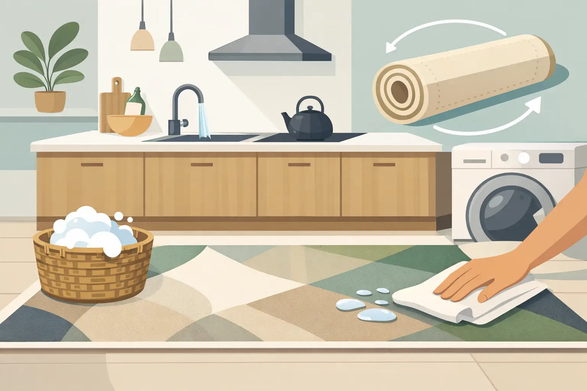 Een wasbaar vloerkleed voor keuken kiezen