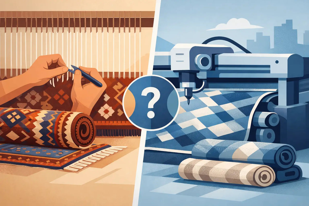Handgeknoopt of machinaal tapijt kiezen?