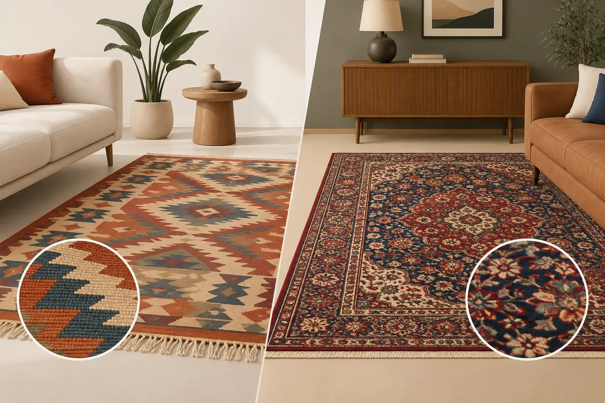 Kelim versus oosters tapijt voor je interieur