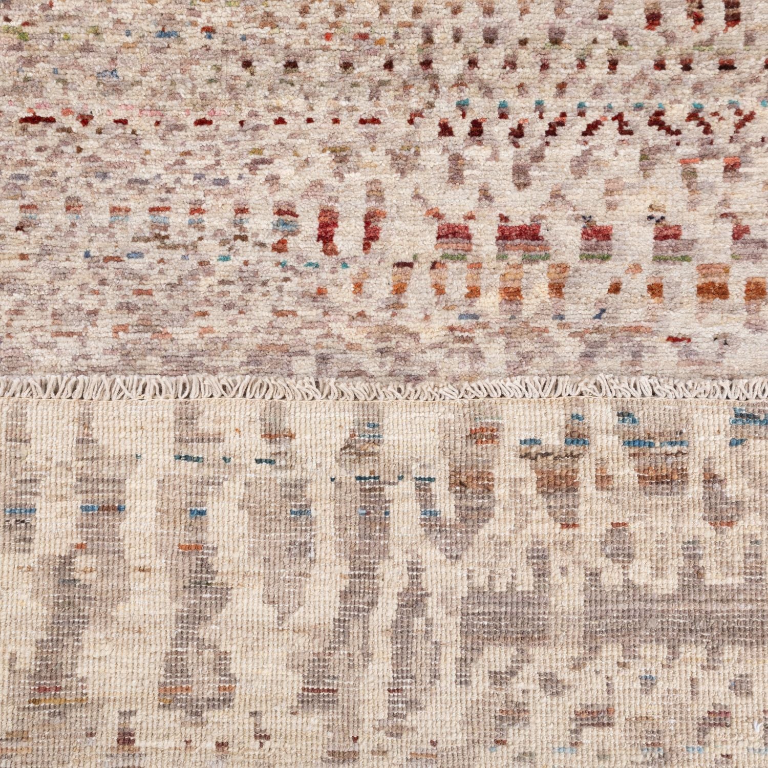 Afghaans Tapijt Laagpolig Handgeknoopt Wollen Vloerkleed - Omid Afghan Wool Luxury 175x239