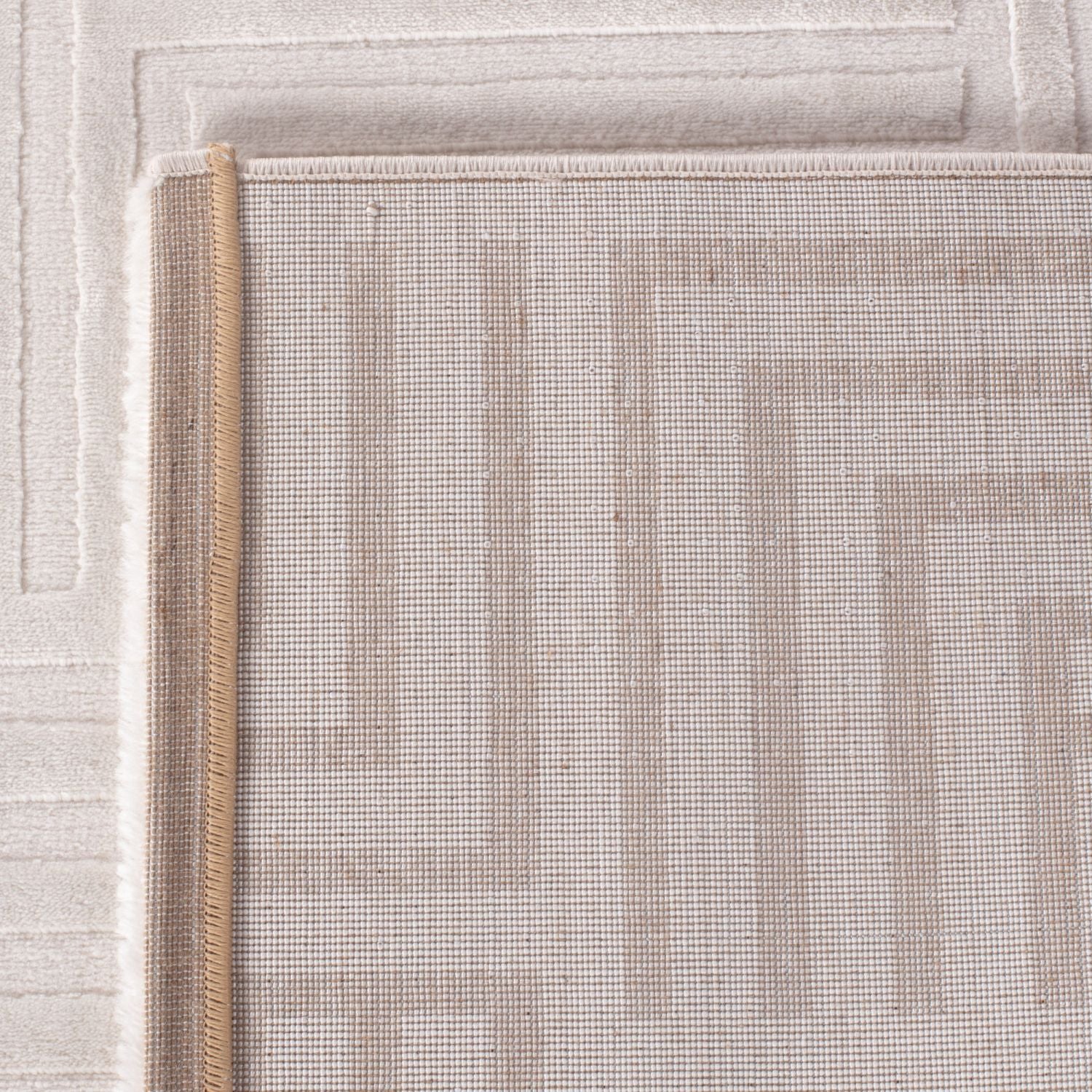Crème Tapijt Laagpolig Vloerkleed Omid Elegant Neutrals