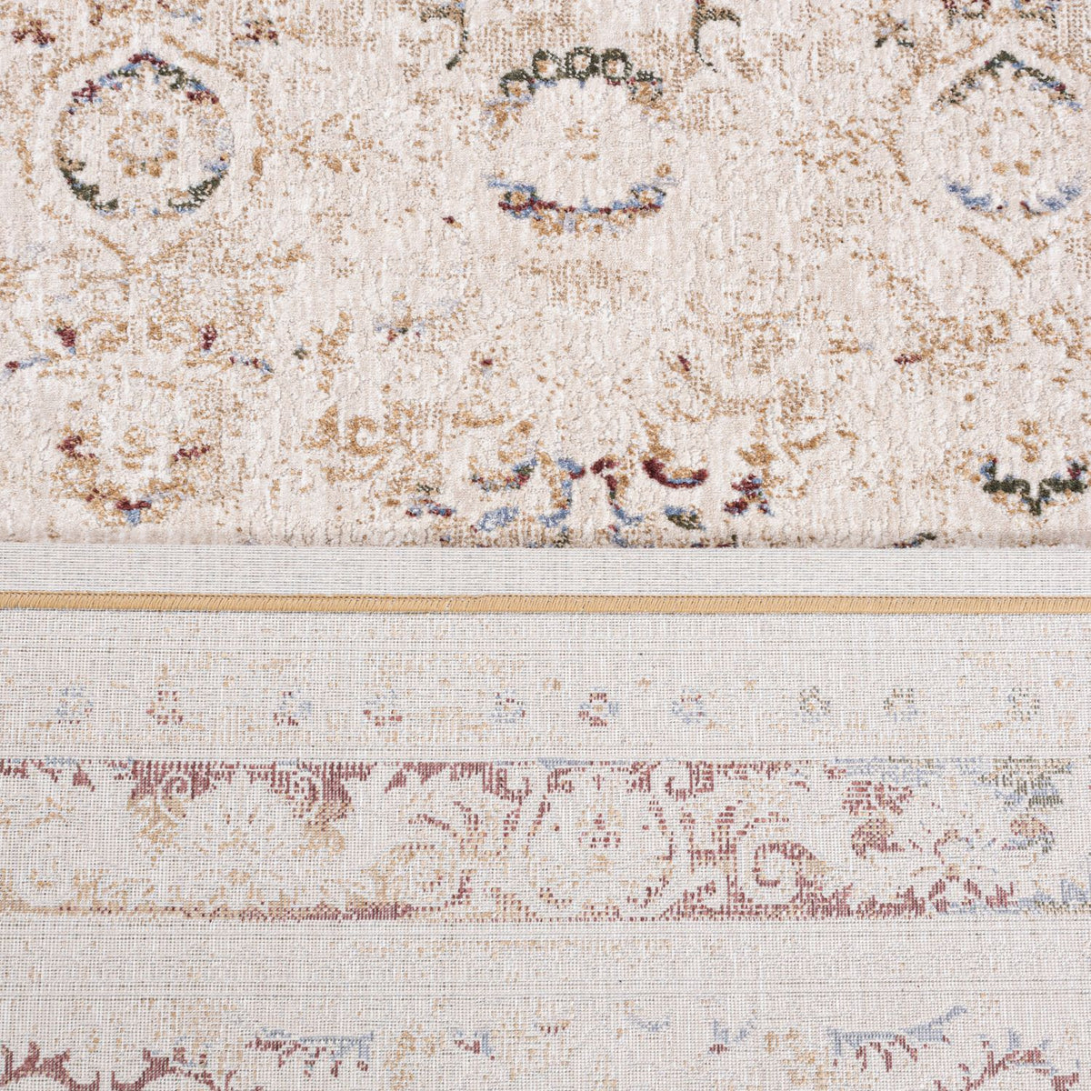 Tapis coloré à poils ras Omid Art