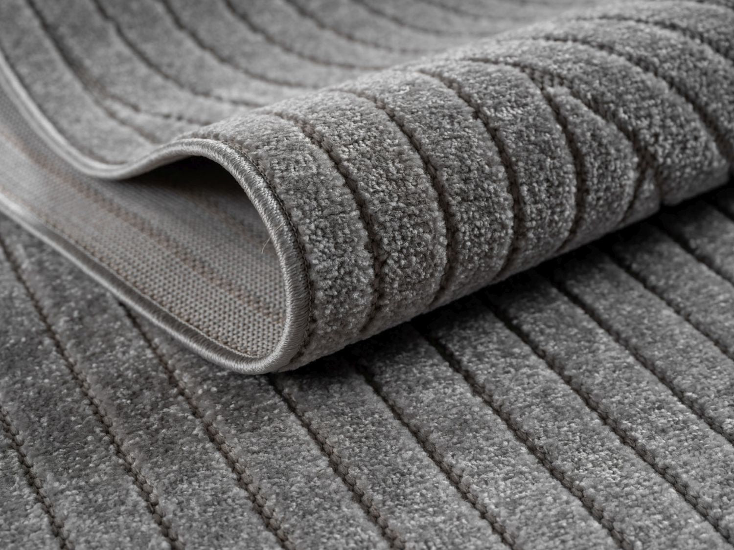 Grijs Tapijt Laagpolig Vloerkleed Indoor/Outdoor Japandi Stijl