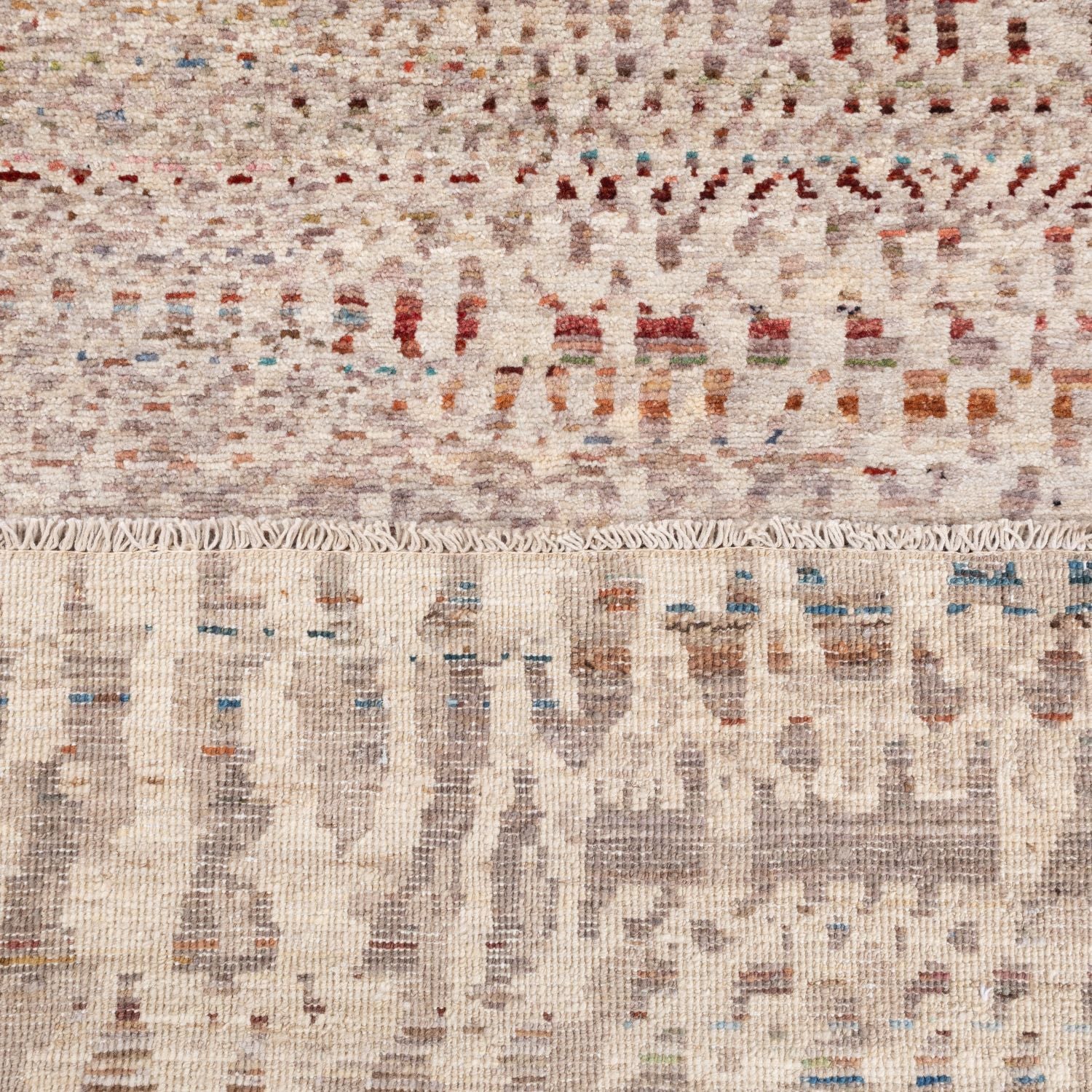 Afghaans Tapijt Laagpolig Handgeknoopt Wollen Vloerkleed - Omid Afghan Wool Luxury 175x239