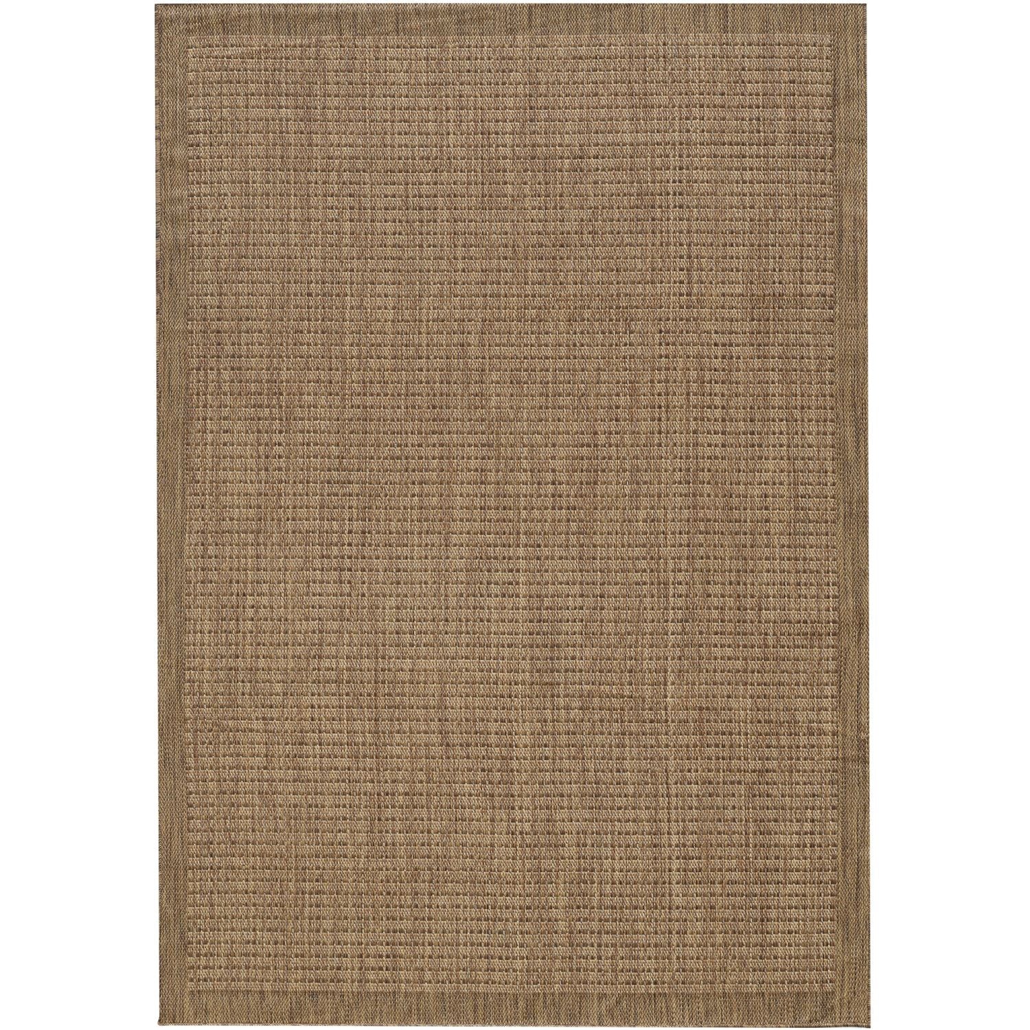 Bruin Tapijt Laagpolig Vloerkleed Indoor/Outdoor
