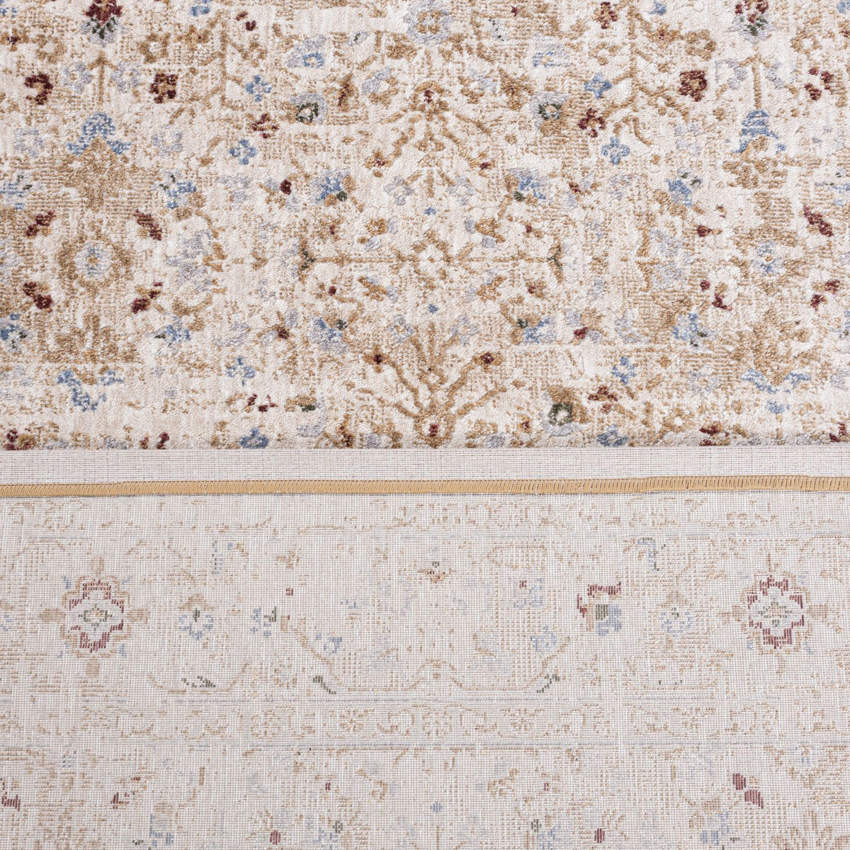Tapis coloré à poils ras Omid Art
