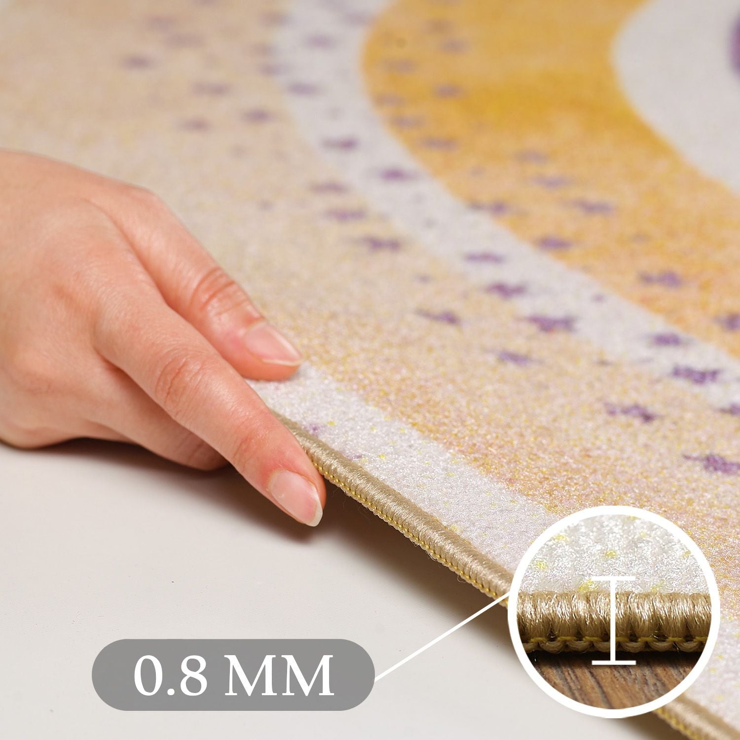 Crème Tapijt Laagpolig Vloerkleed Omid Playful Wonder