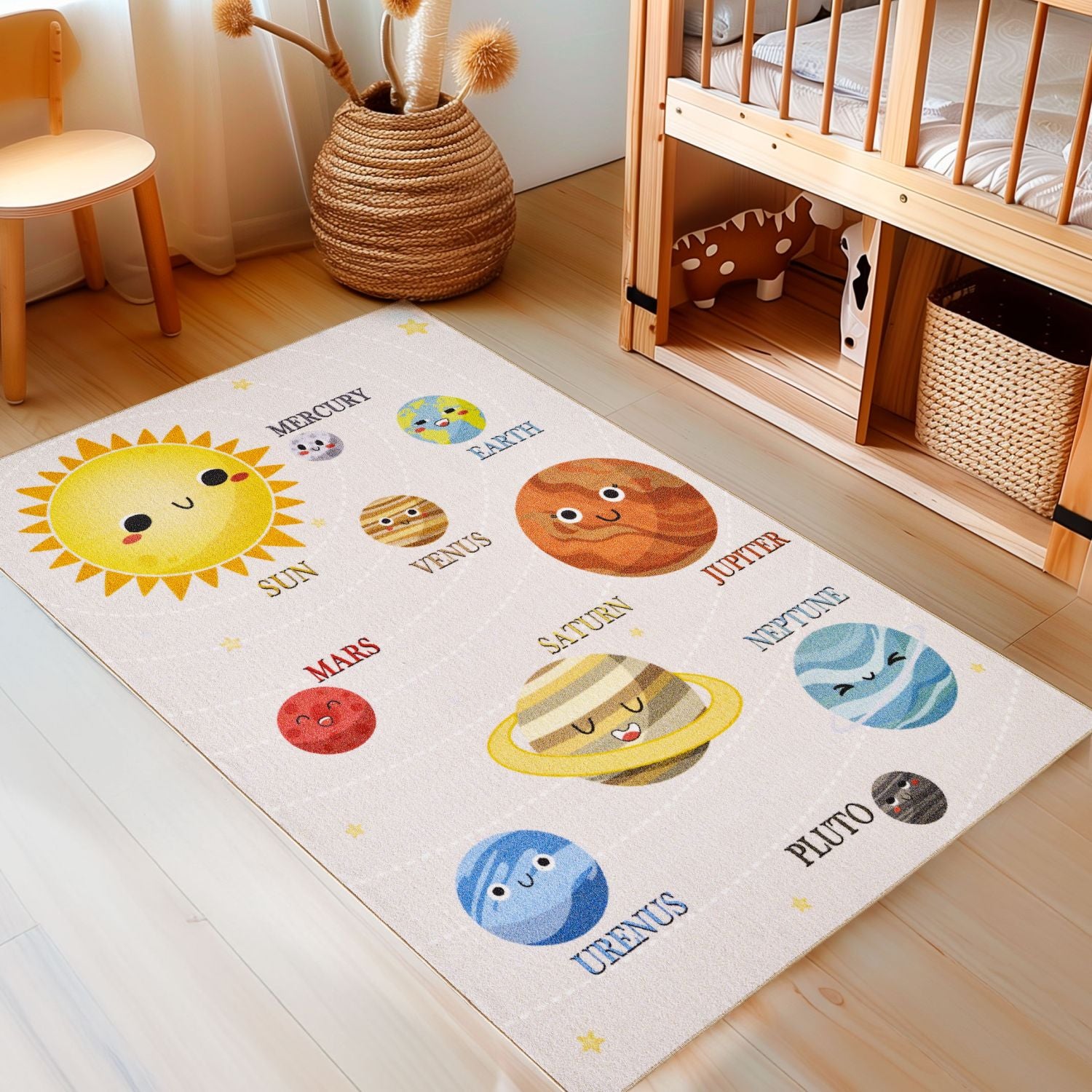 Crème Tapijt Laagpolig Vloerkleed Omid Playful Wonder