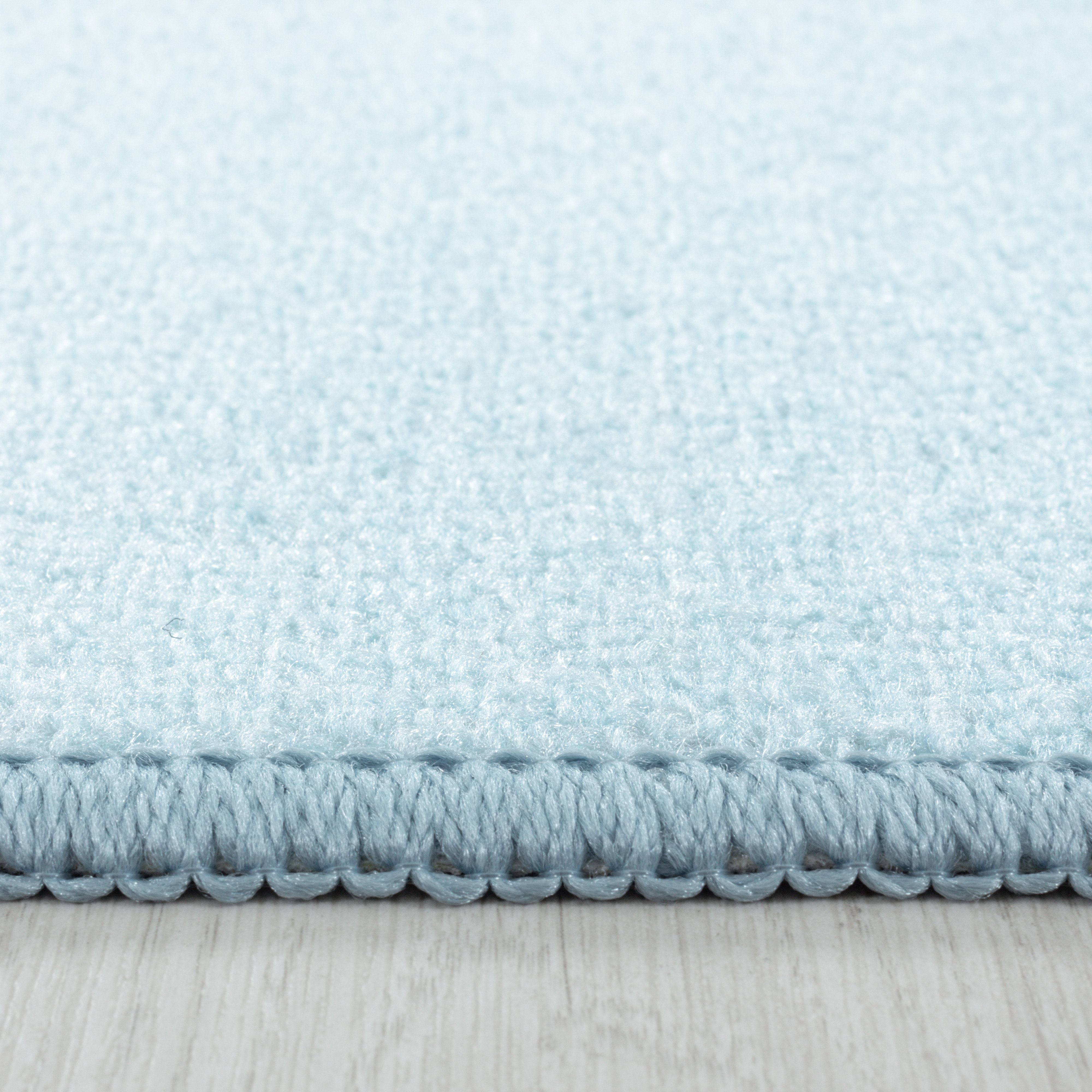 Blauw Tapijt Laagpolig Vloerkleed Omid Playful wonder collection