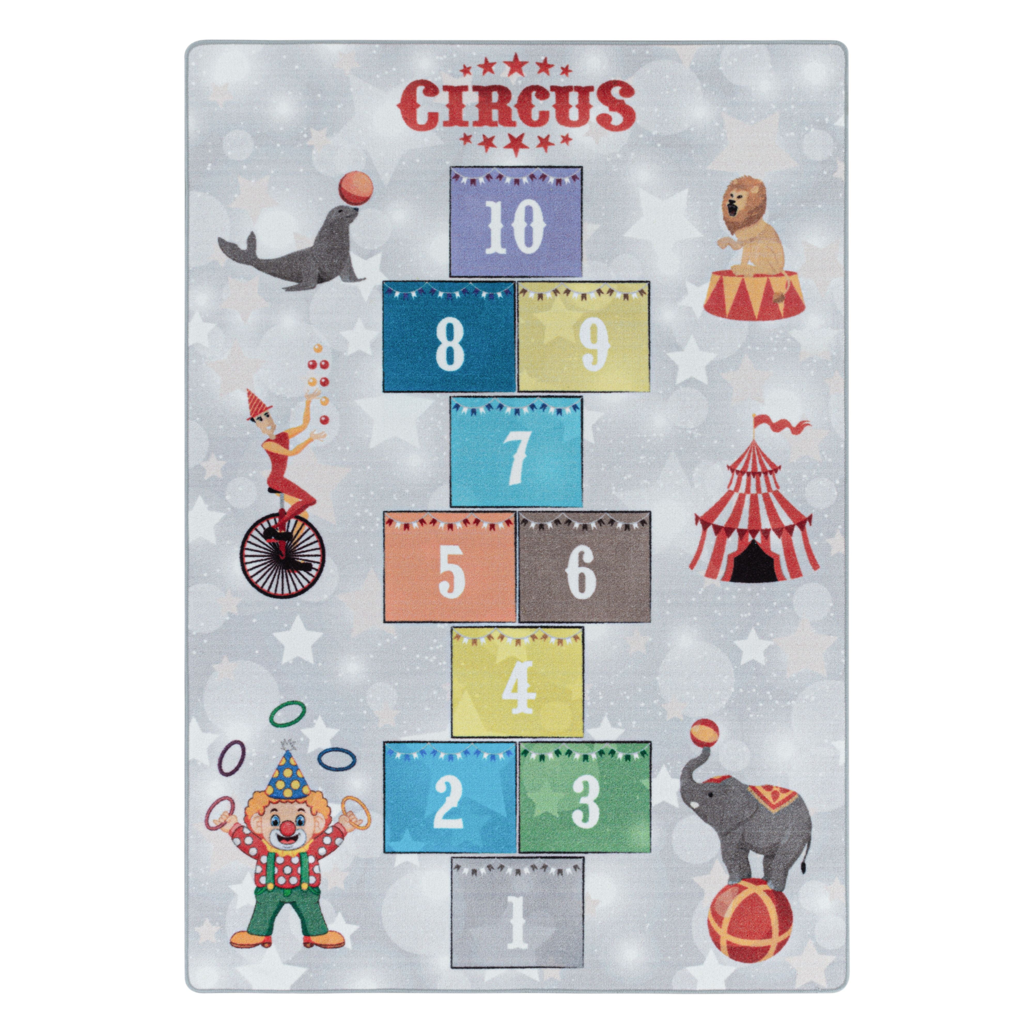 Grijs Tapijt Laagpolig Vloerkleed Omid Playful wonder collection