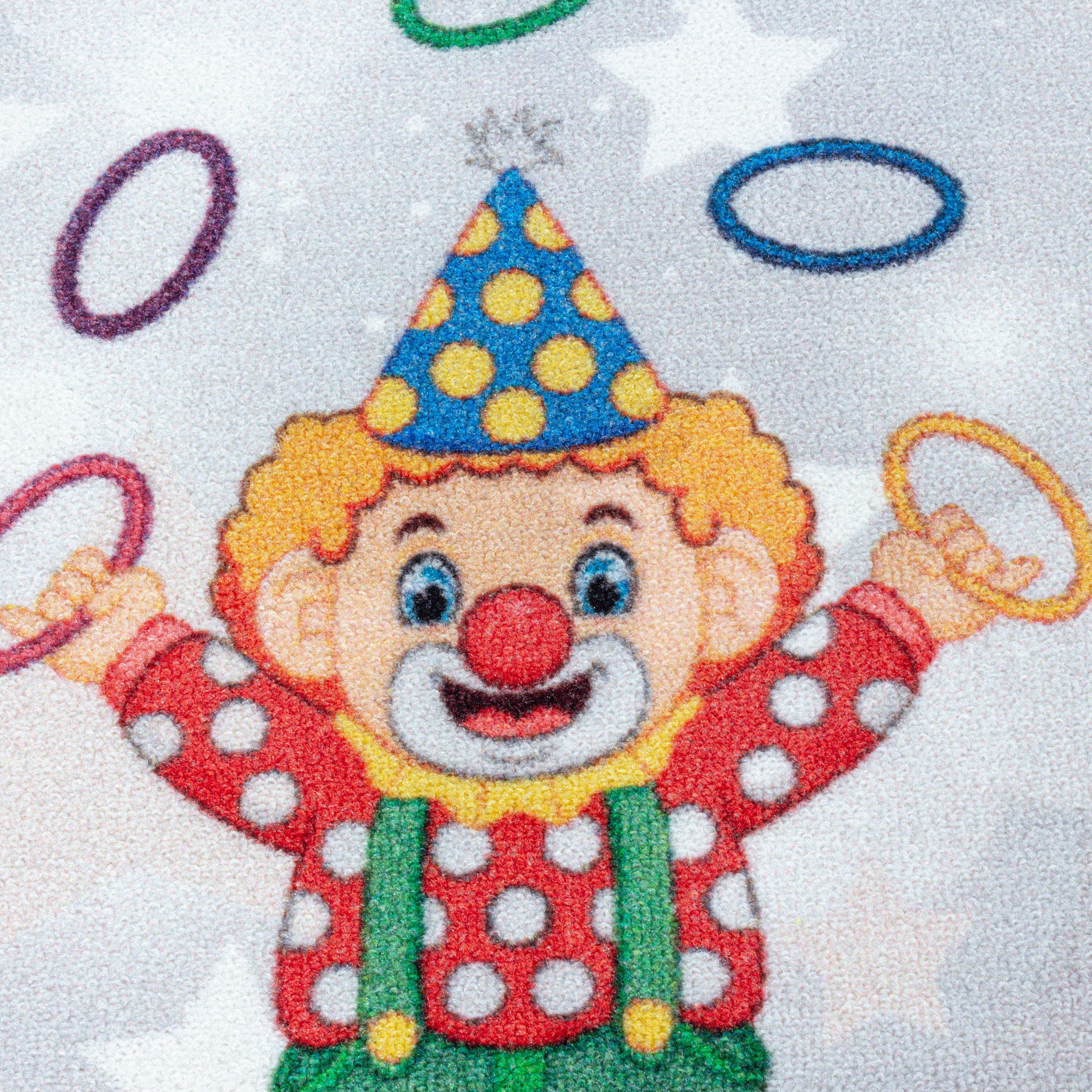 Grijs Tapijt Laagpolig Vloerkleed Omid Playful wonder collection